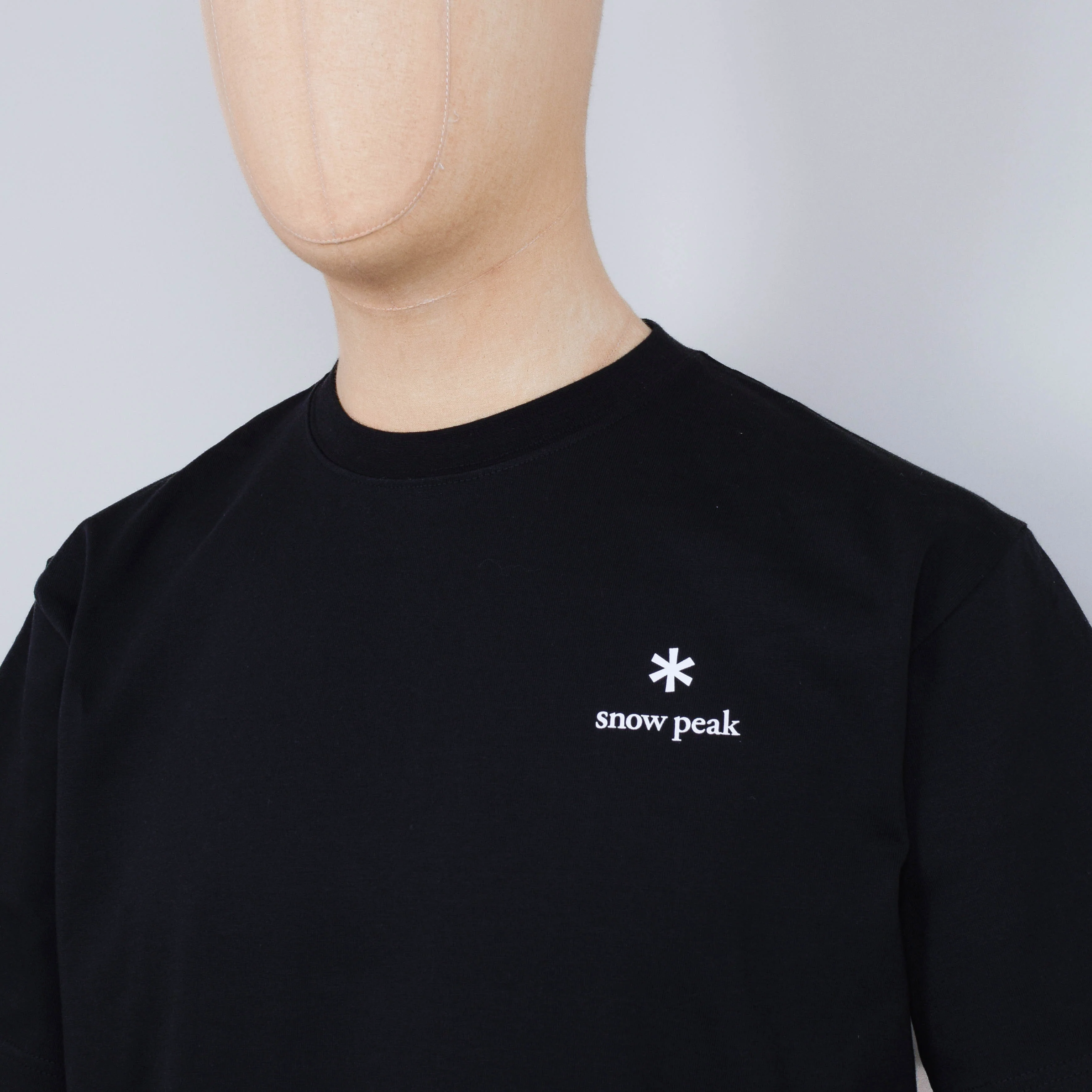 Snow Peak Standard Logo T-Shirt - Black - Image 2