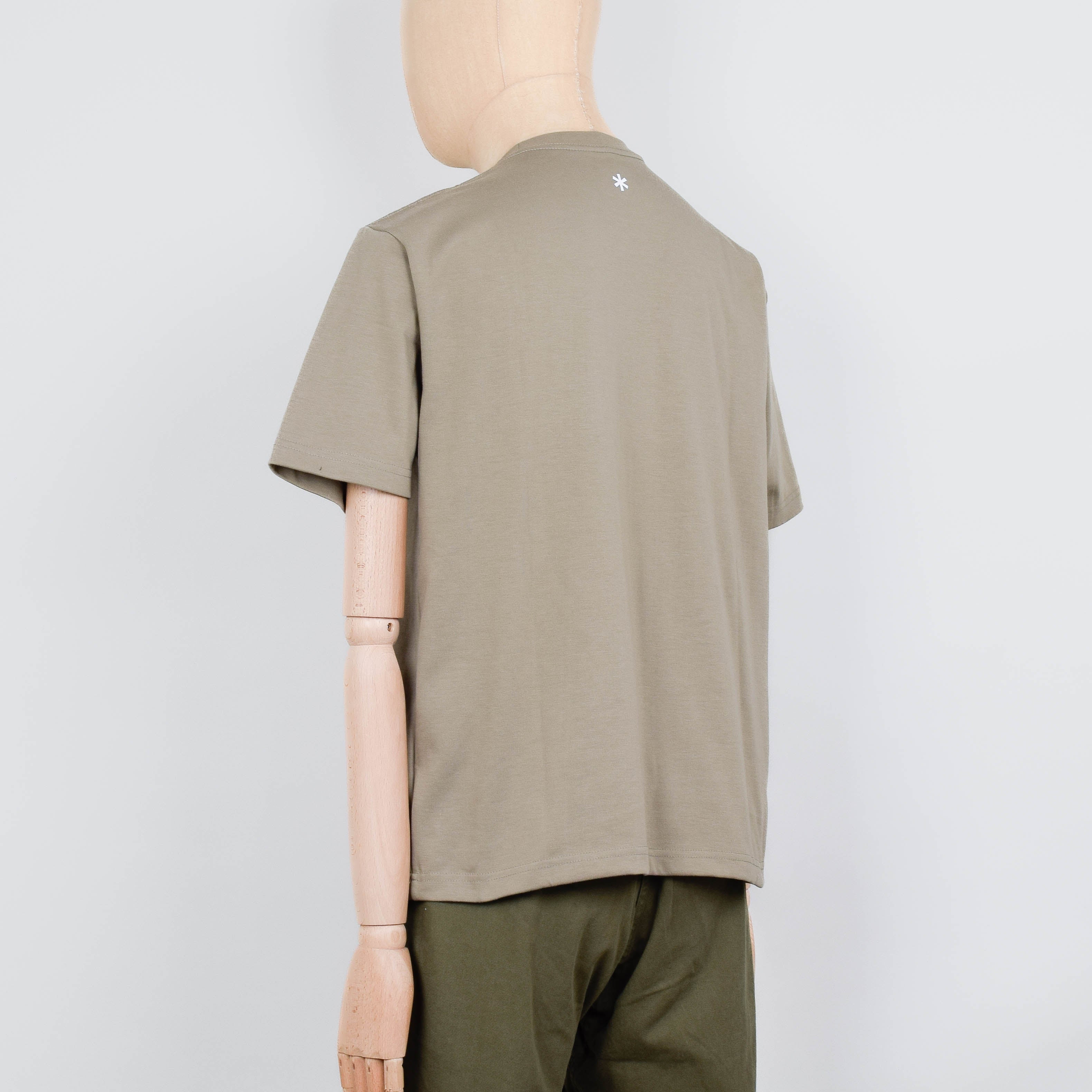 Snow Peak Standard Logo T-Shirt - Dark Beige - Image 3