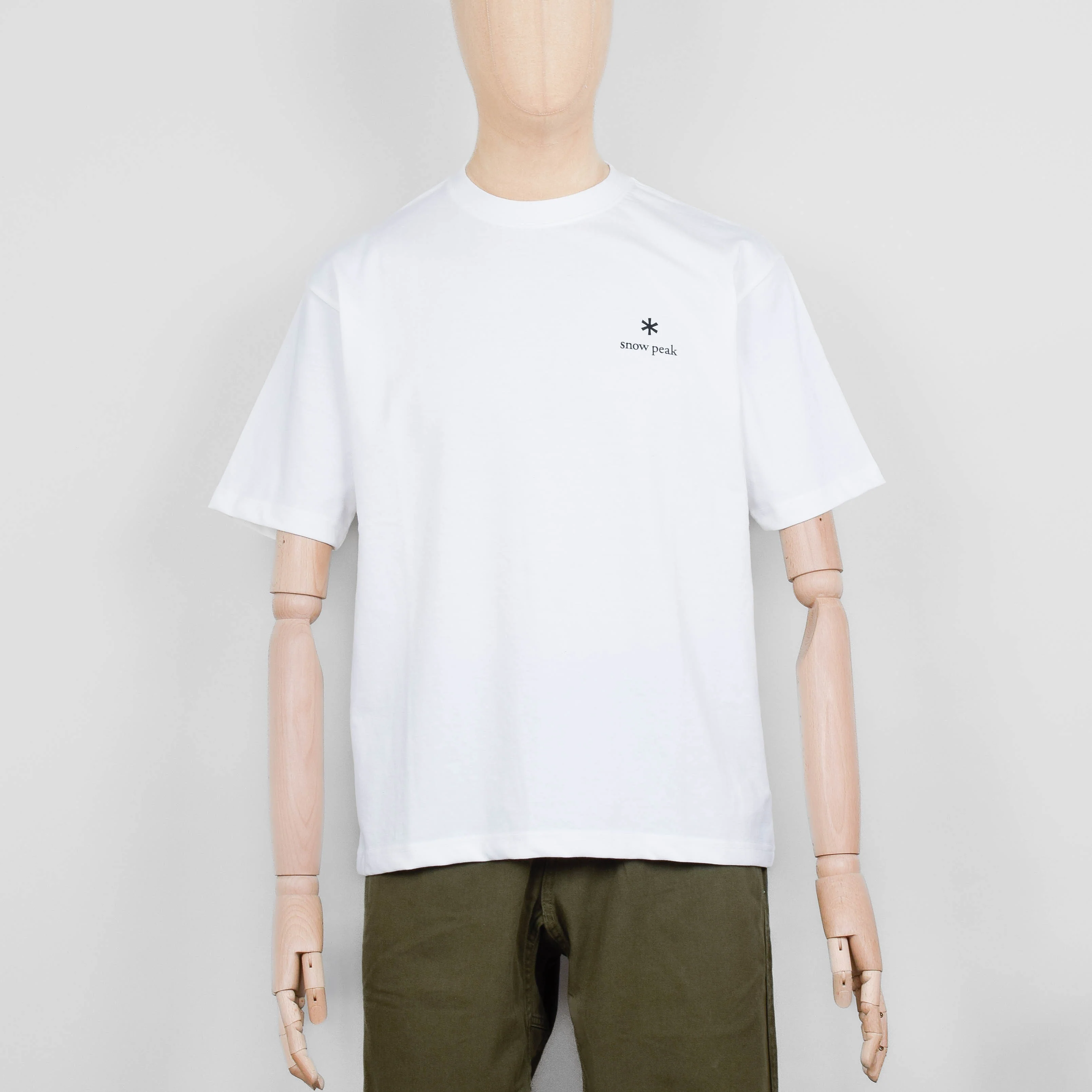 Snow Peak Standard Logo T-Shirt - Off White