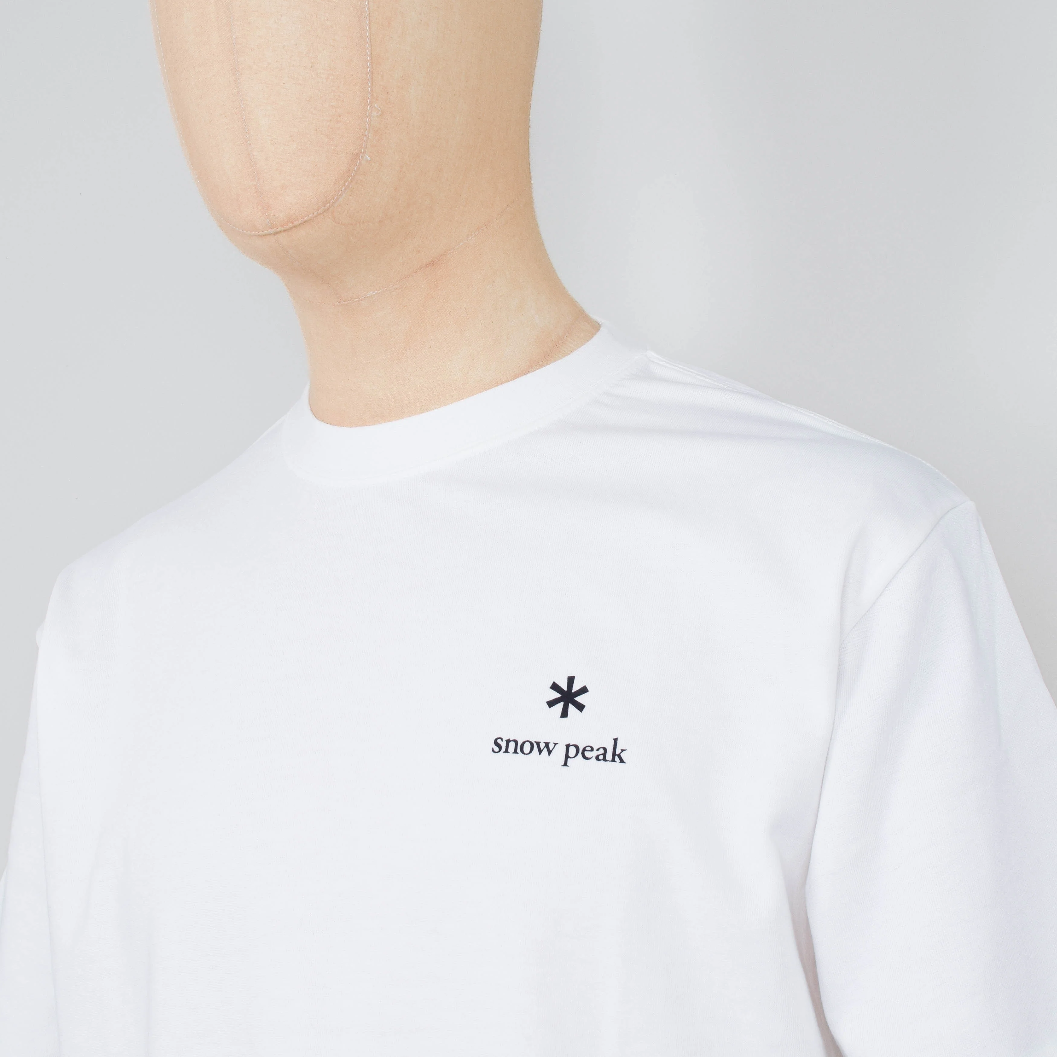 Snow Peak Standard Logo T-Shirt - Off White - Image 2
