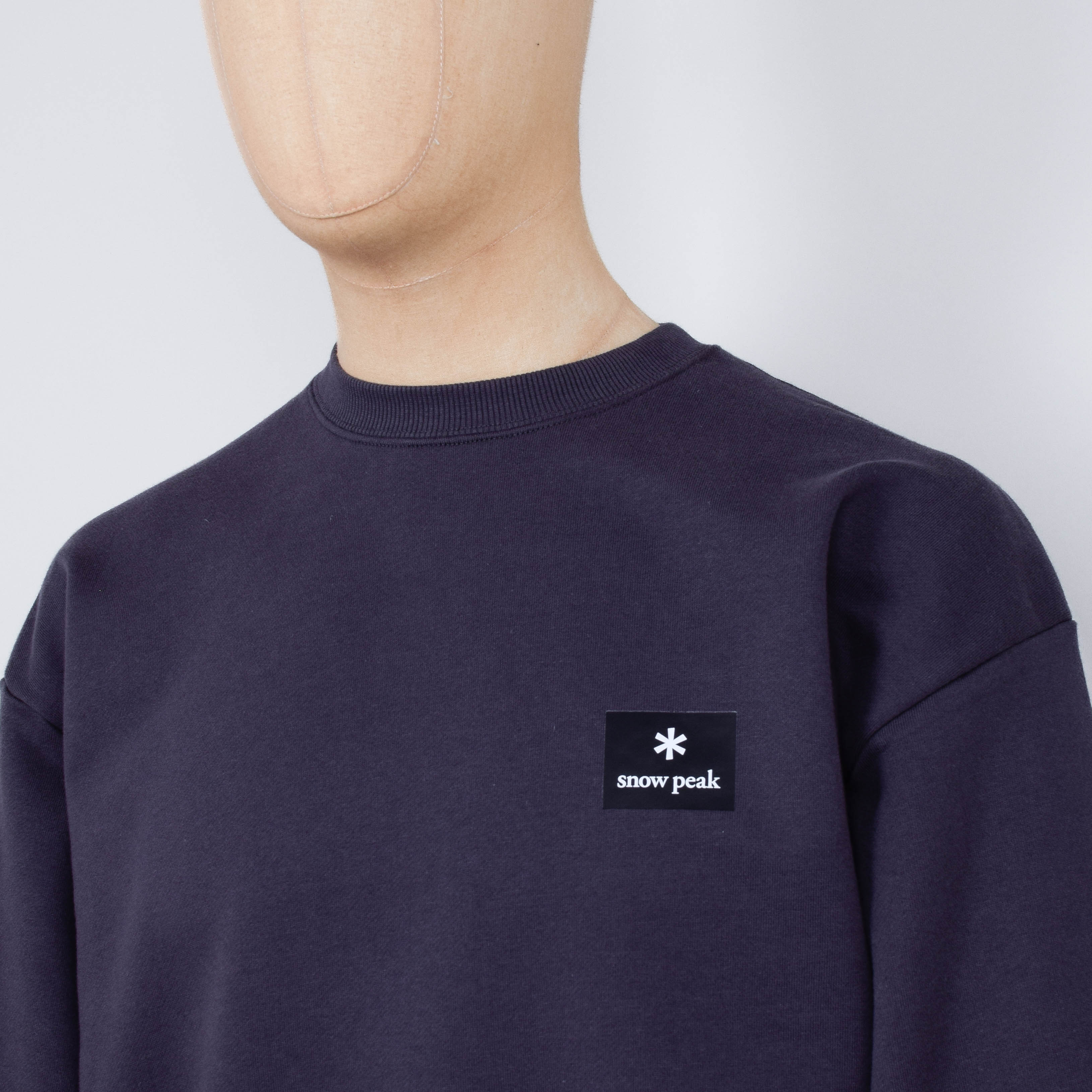 Snow Peak Standard Square Logo Pullover - Charcoal - Image 2