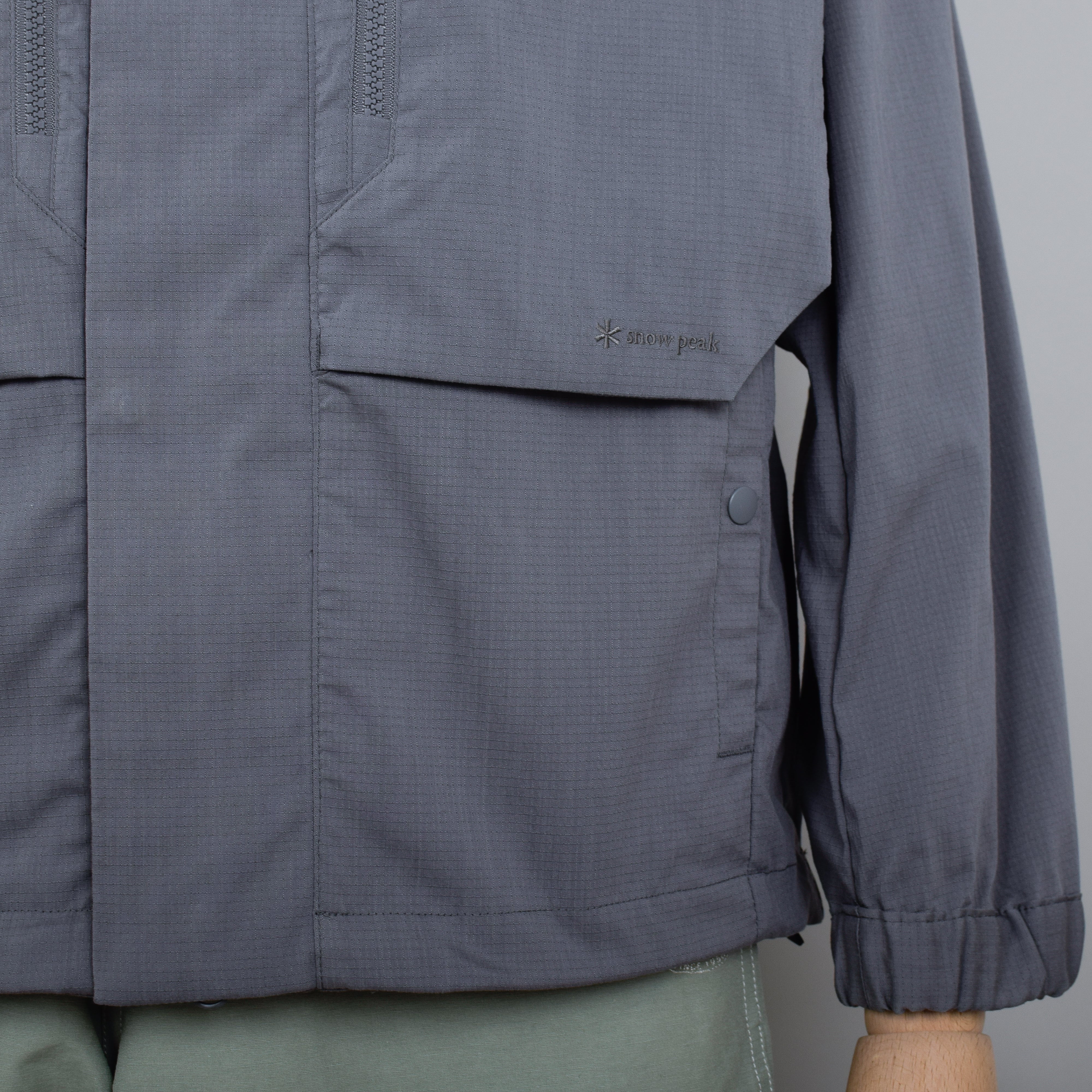 Snow Peak Stretch FR Parka - Grey - Image 3