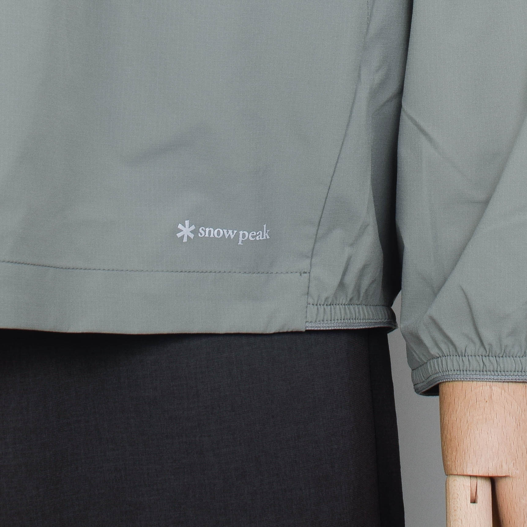Snow Peak Stretch Packable Pullover - Sage - Image 3