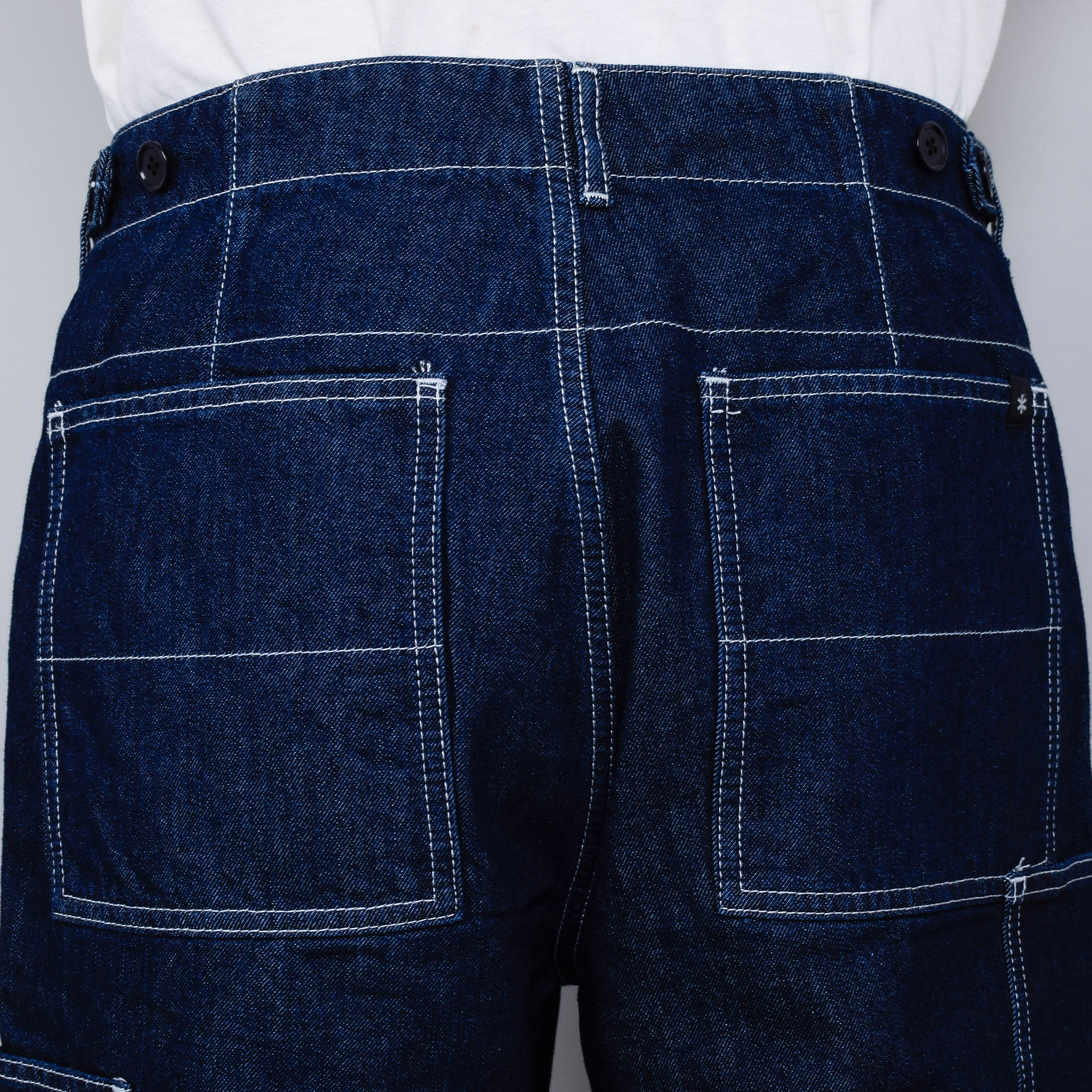 Snow Peak TAKIBI Denim Pants - Indigo - Image 3