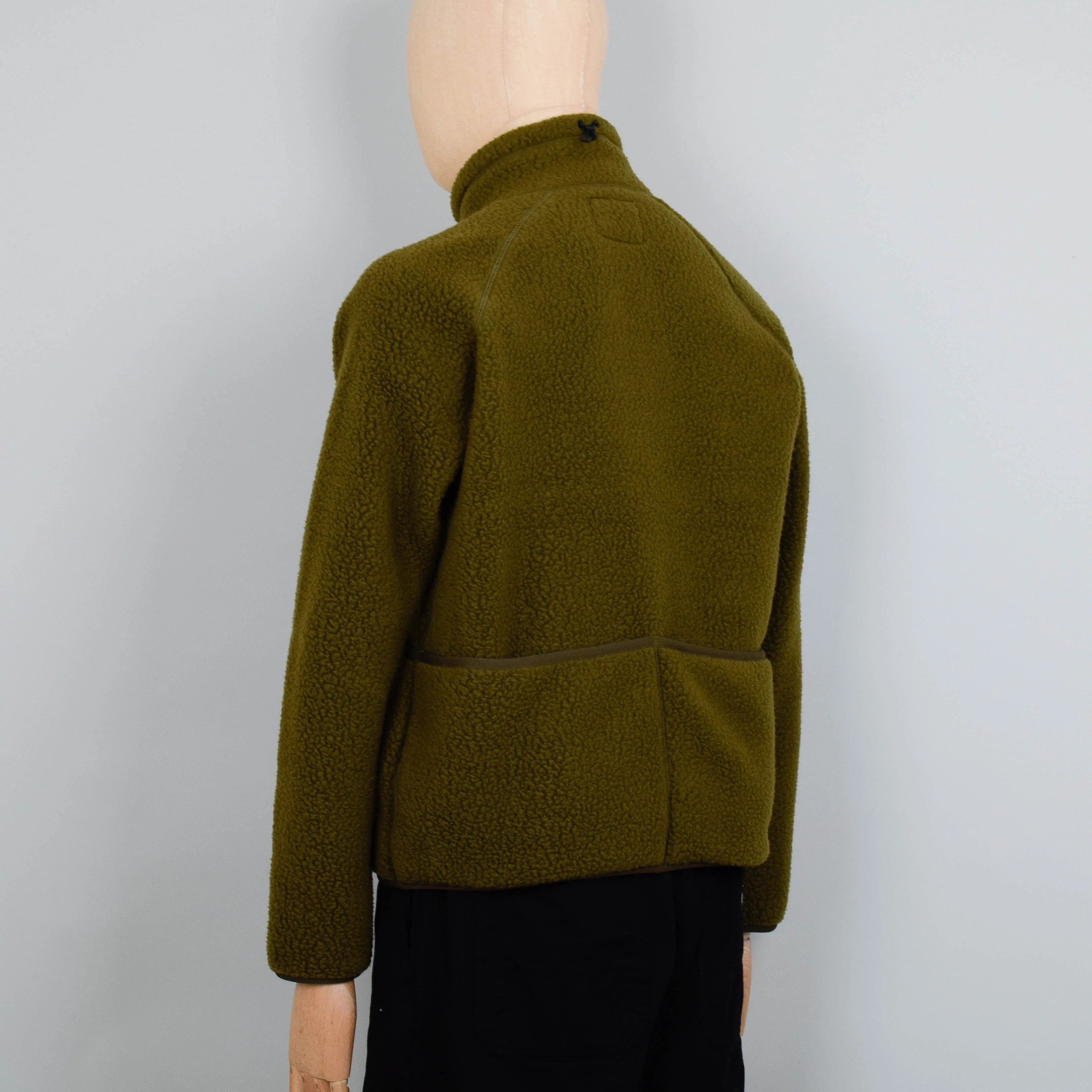 Snow Peak Thermal Boa Fleece Jacket - Olive - Image 4