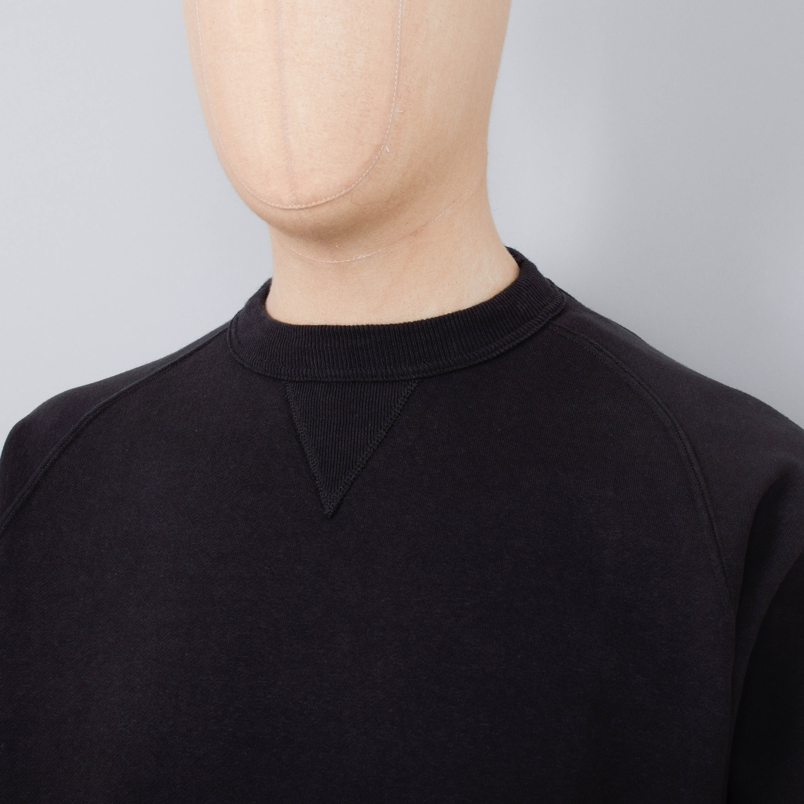 Sunray Sportswear Puamana Raglan Crew Neck Sweatshirt - Kokoshuko Black - Image 2