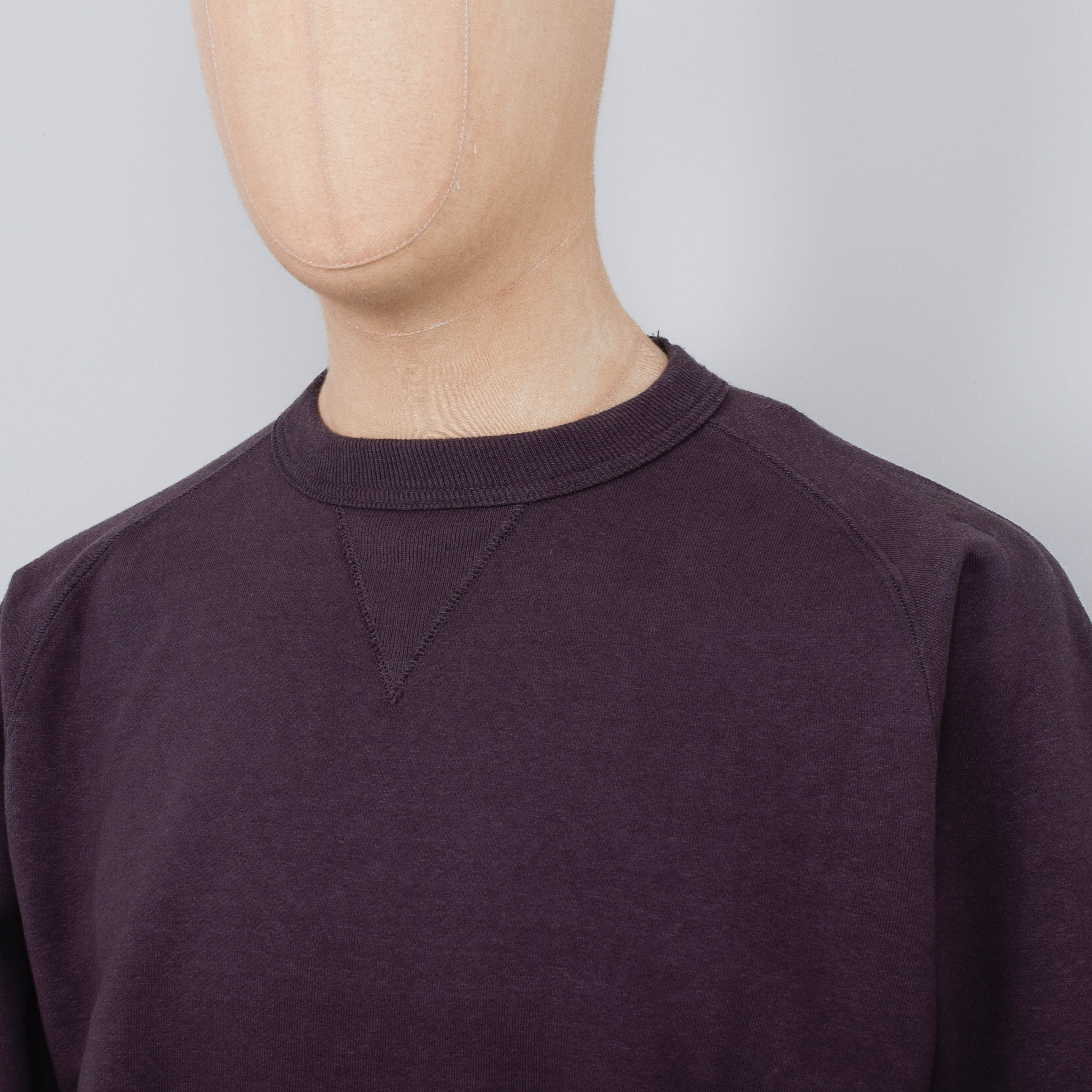 Sunray Sportswear Puamana Raglan Crew Neck Sweatshirt - Raisin - Image 2