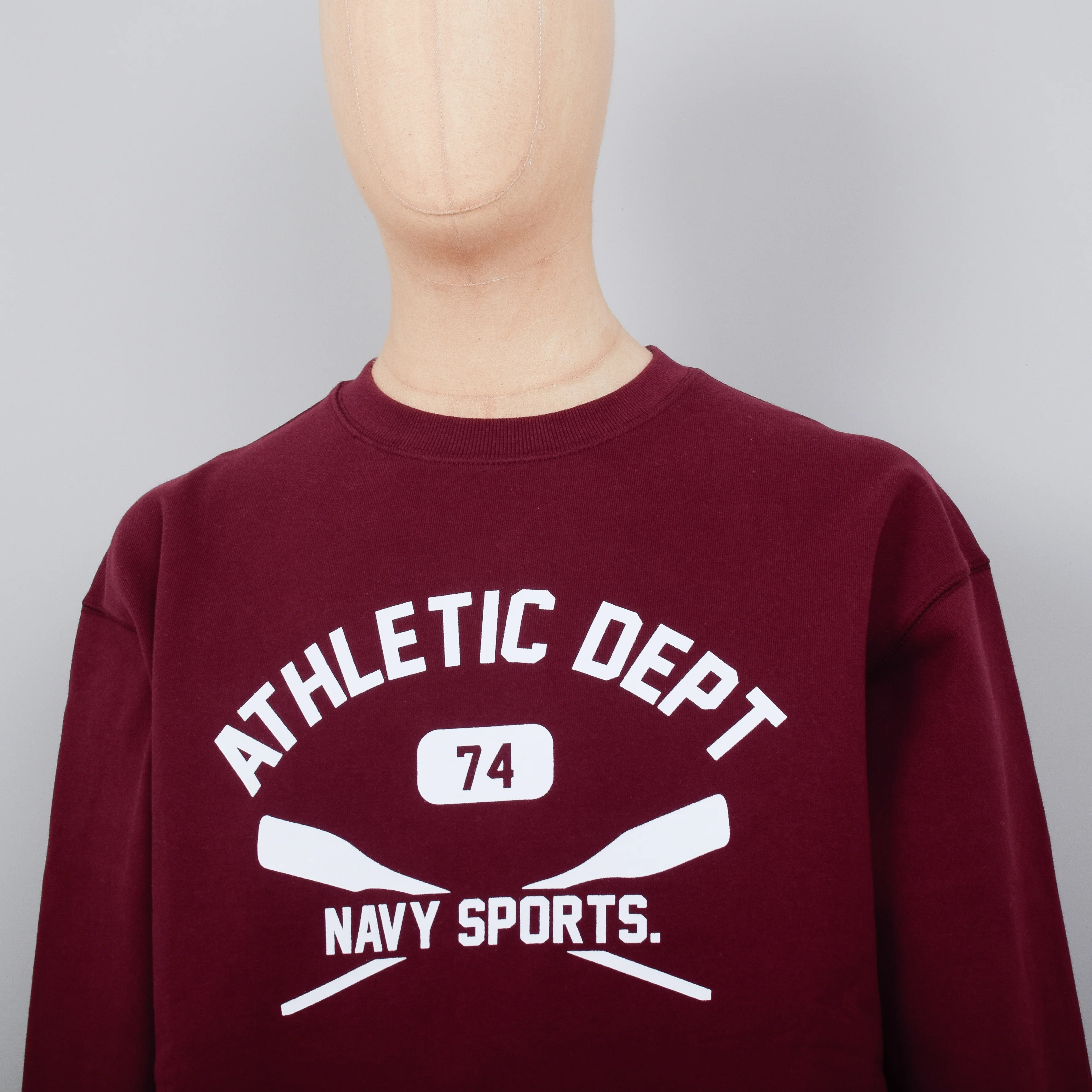 Uniform Bridge Athletic Dept Sweatshirt - Burgundy - Image 2