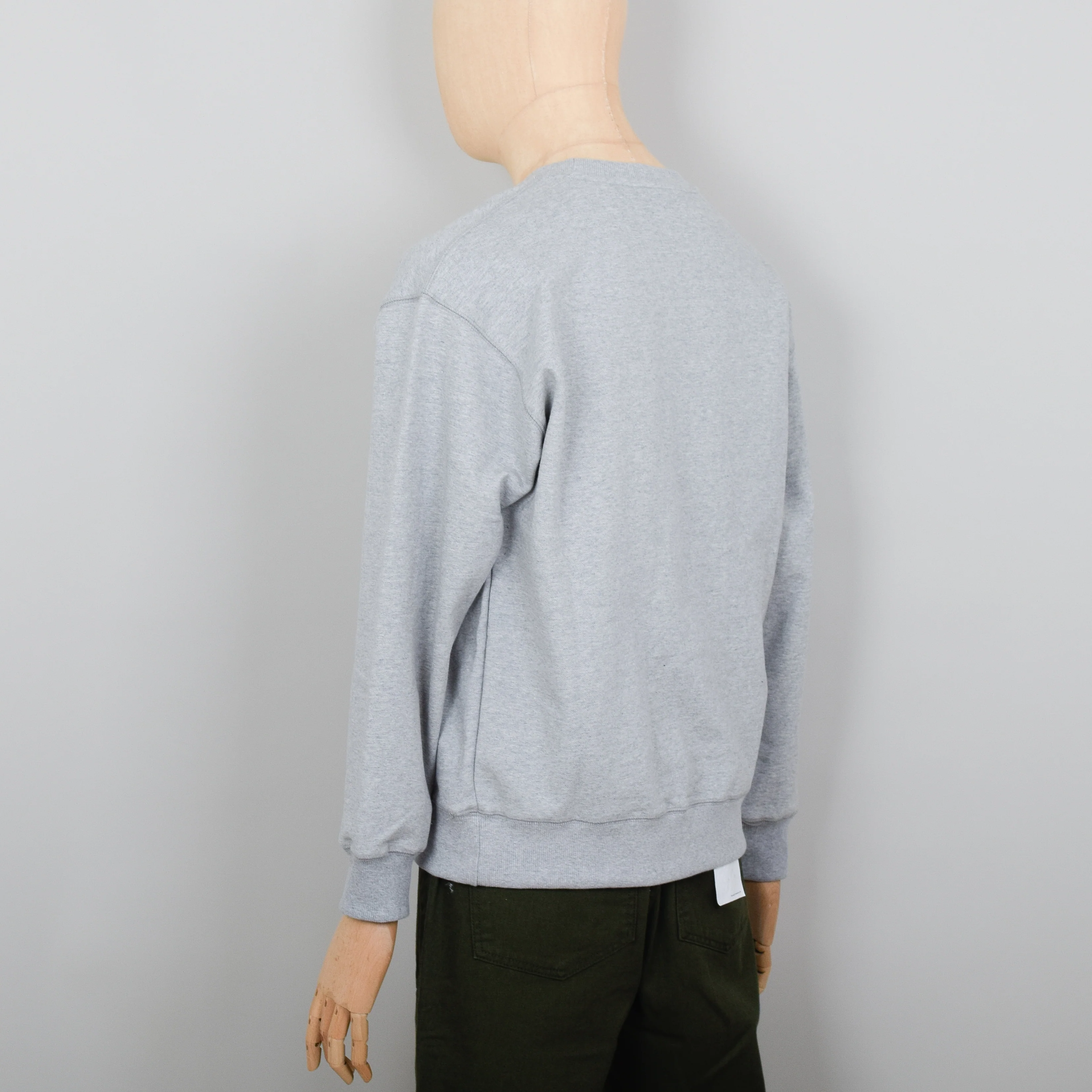 Uniform Bridge Navy Sports Club Sweatshirt - Melange Grey - Image 3