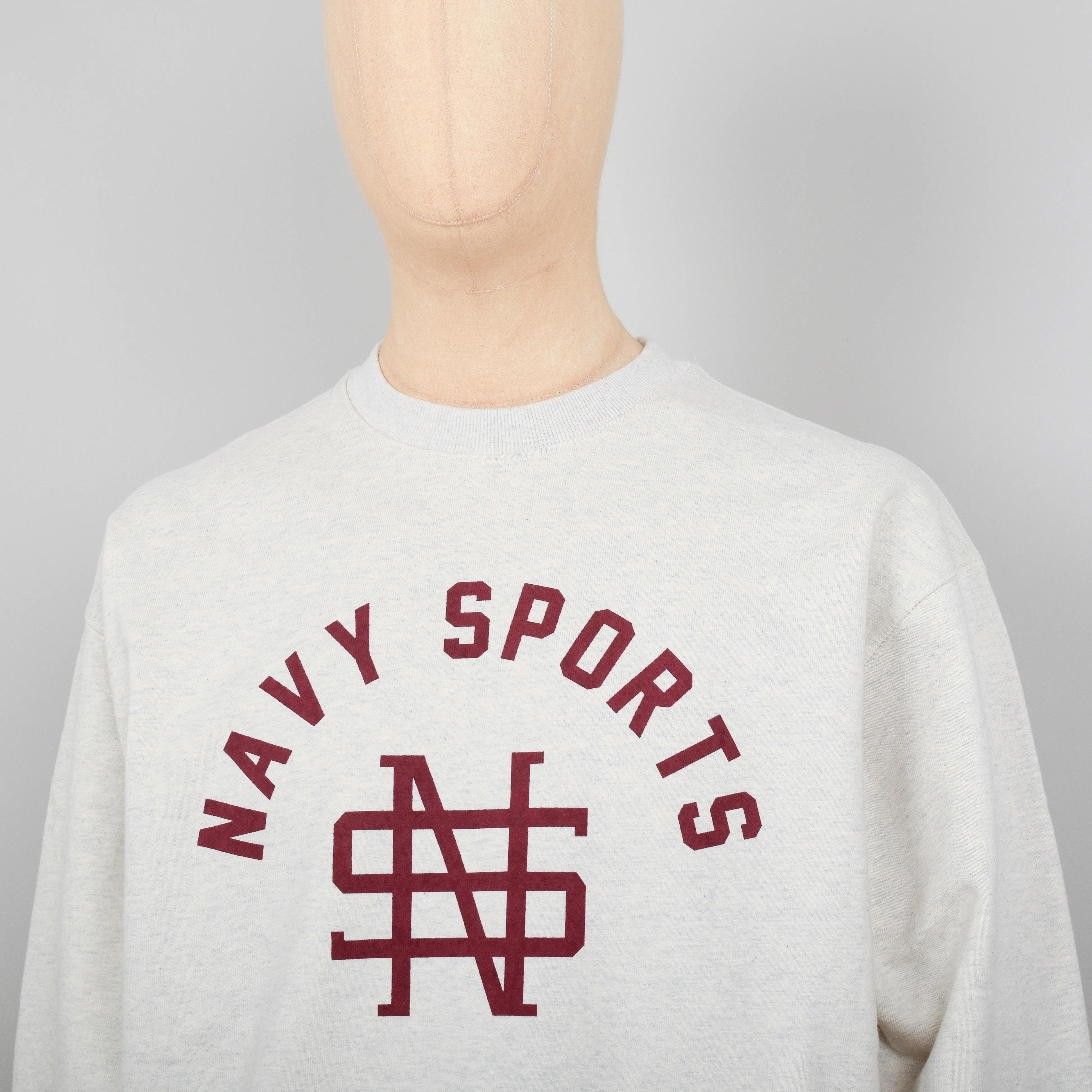 Uniform Bridge NS Logo Sweatshirt - Oatmeal - Image 2