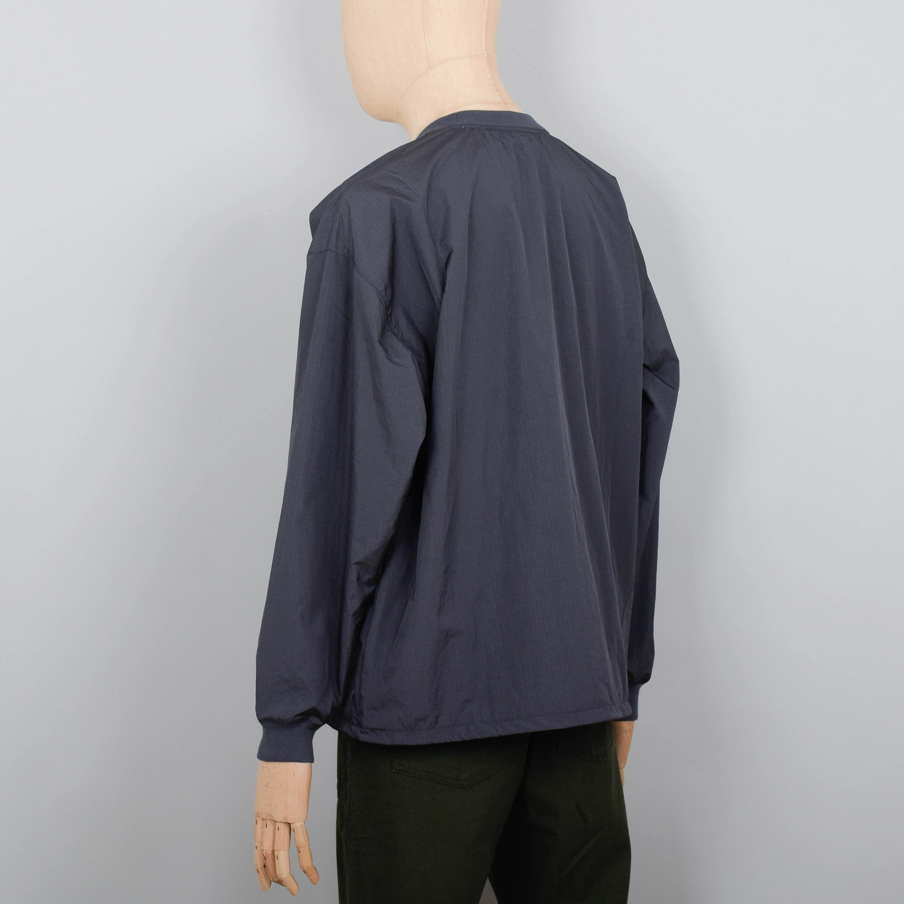 Uniform Bridge Wind Break L/S Tee - Charcoal - Image 3