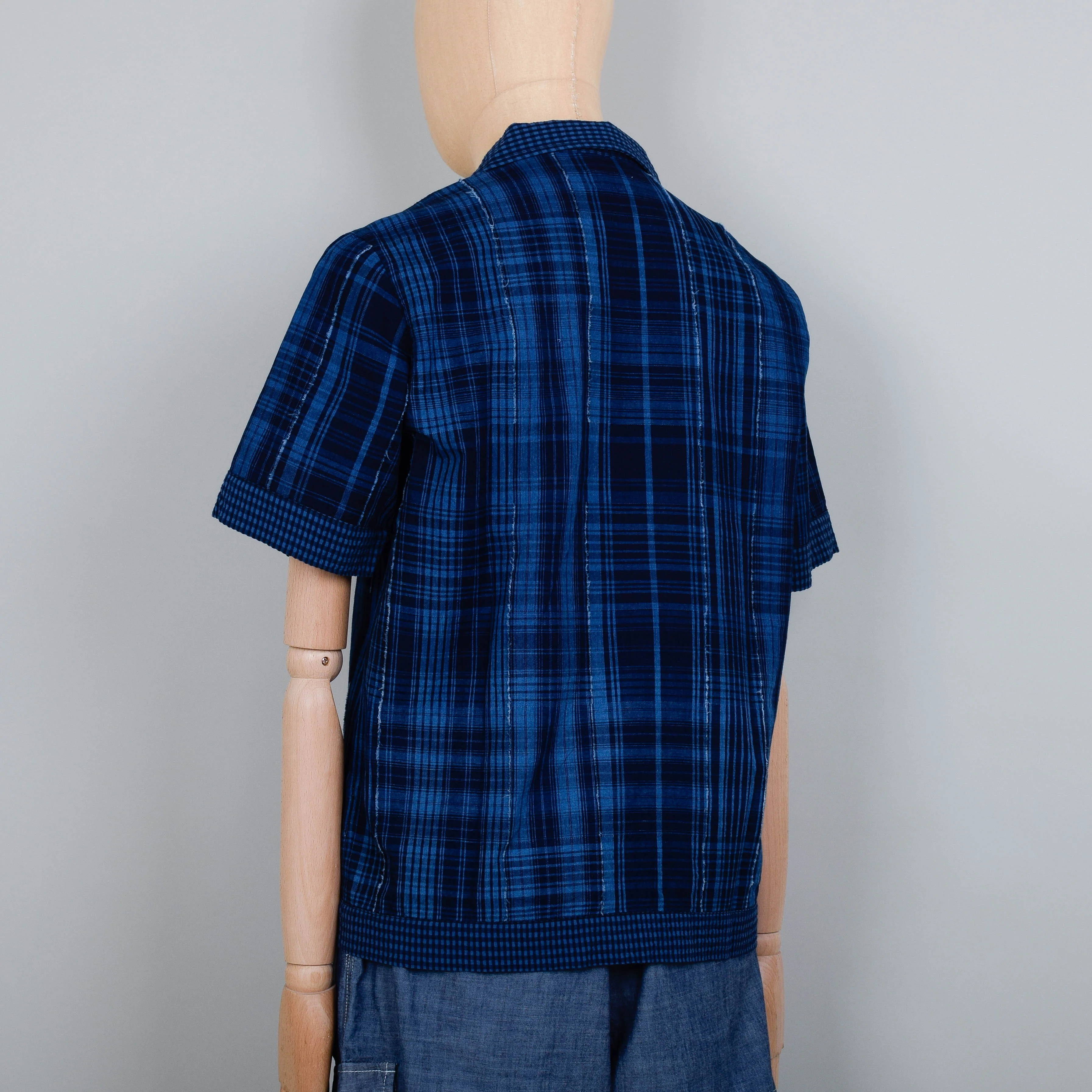 Universal Works Border Road Shirt - Indigo - Image 3