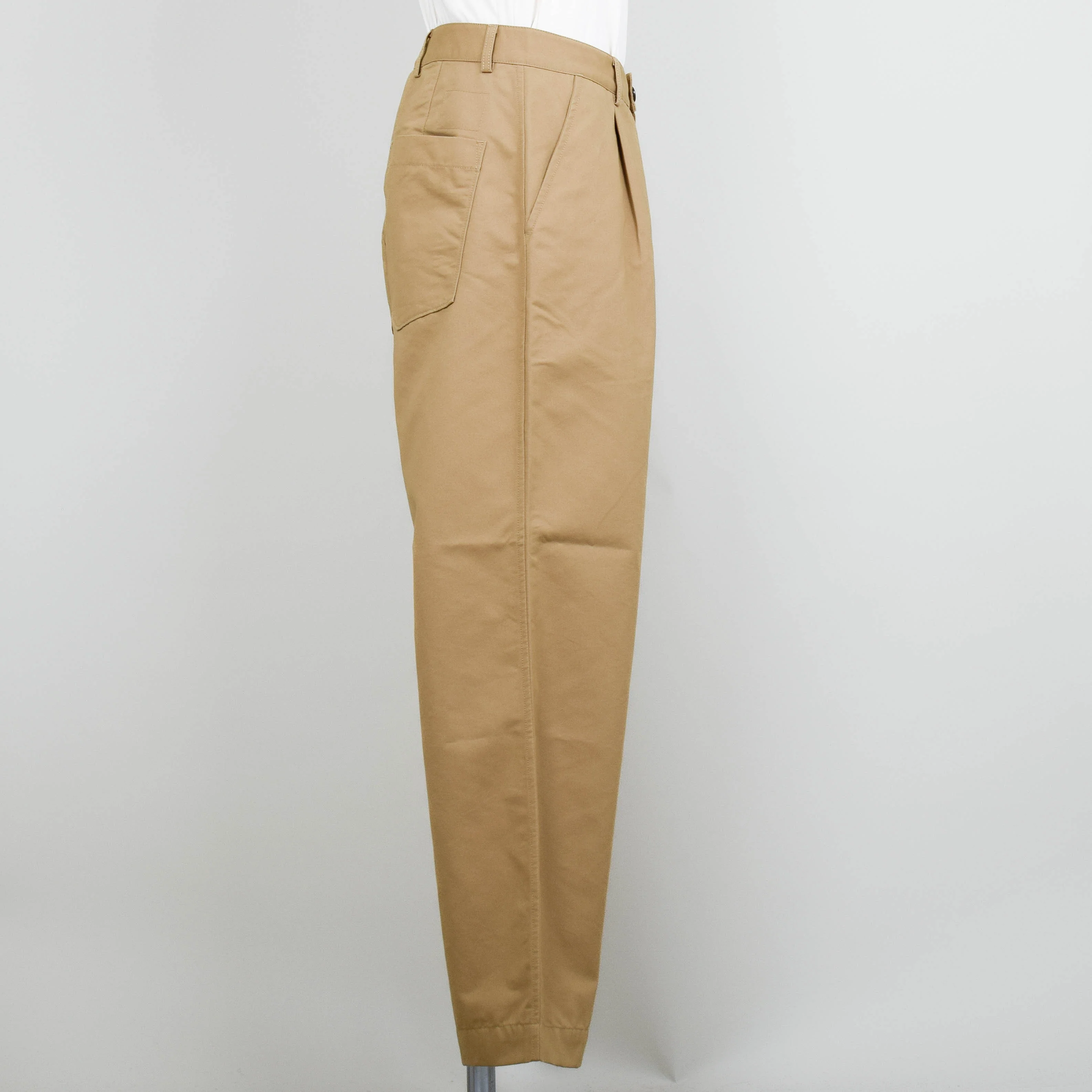 Universal Works Duke Pant Brushed Polytech- Sand - Image 2