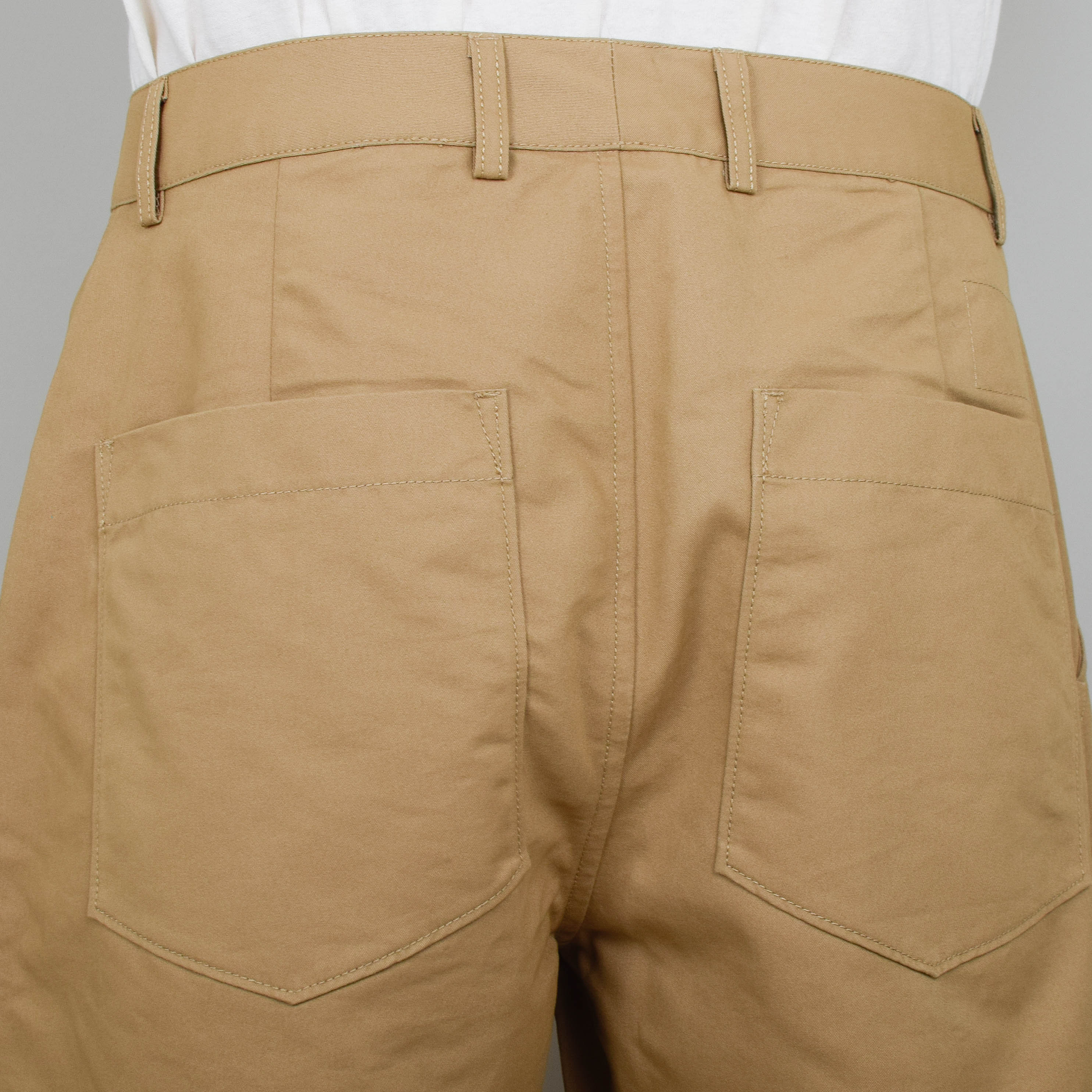 Universal Works Duke Pant Brushed Polytech- Sand - Image 3