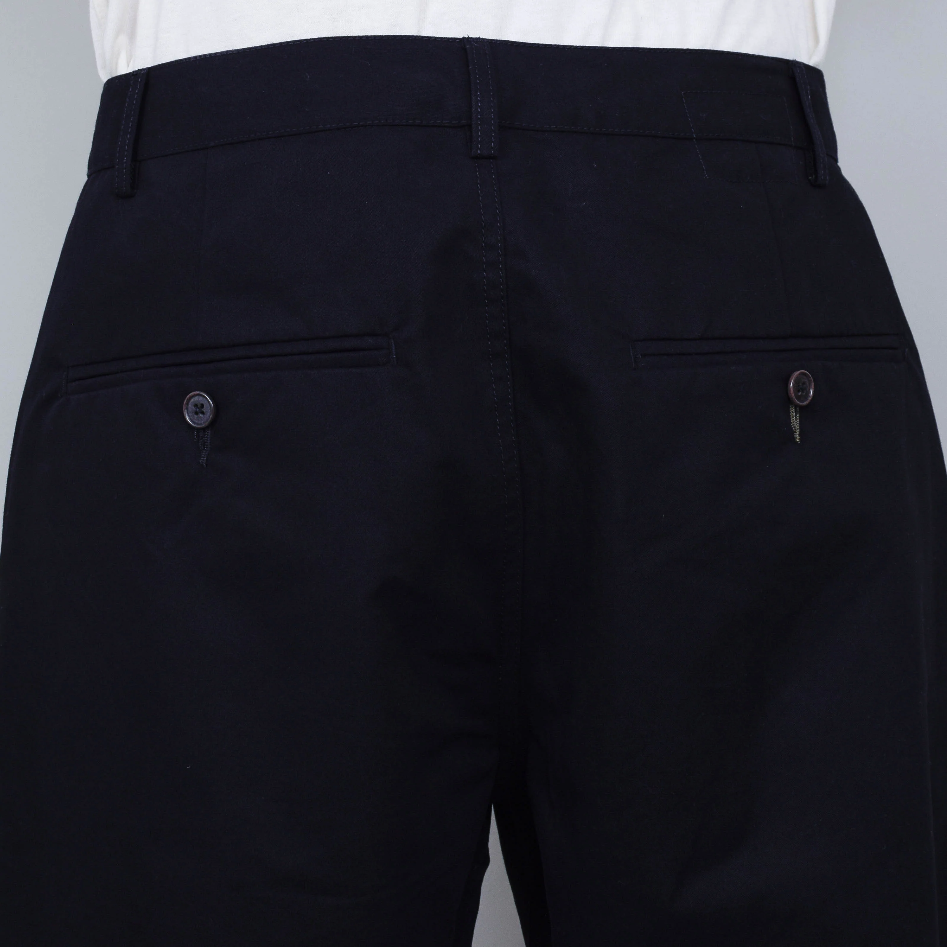 Universal Works Brushed Polytech Military Chino - Black - Image 3