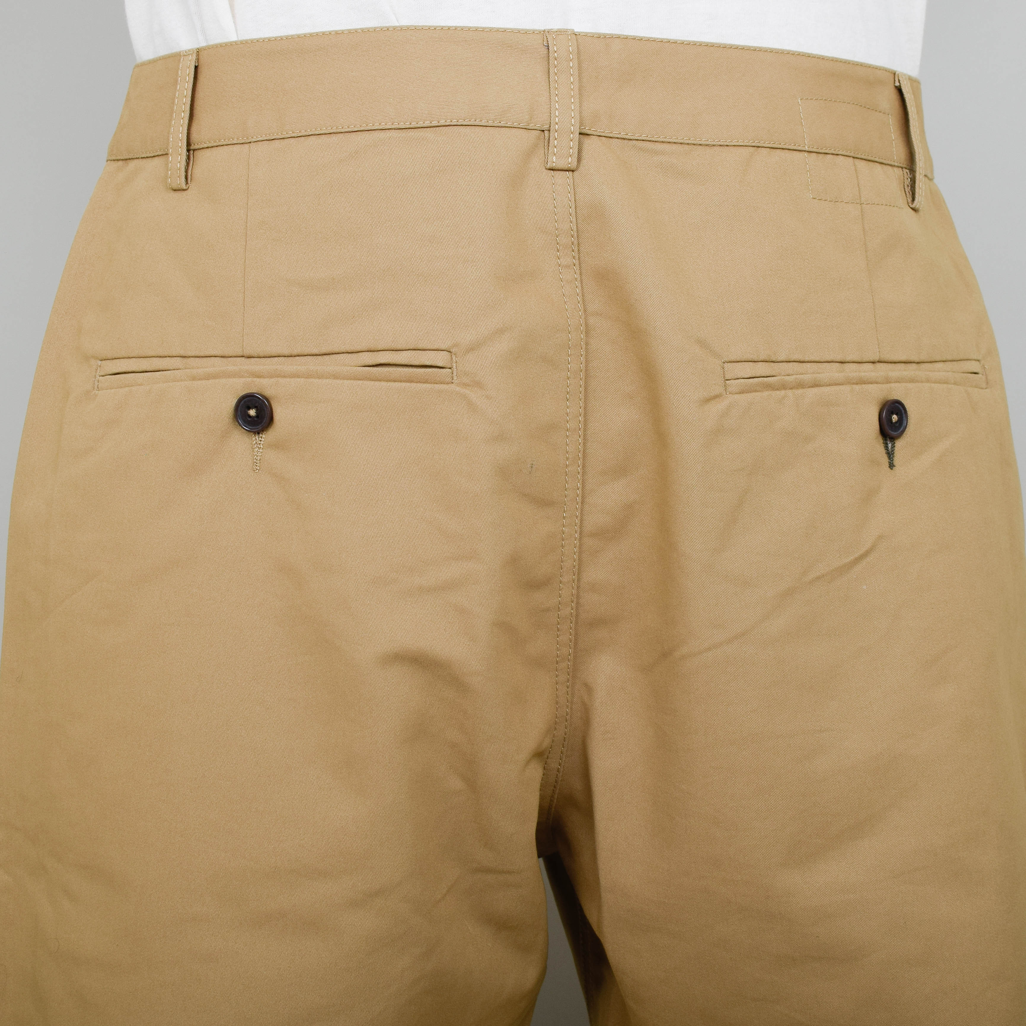 Universal Works Brushed Polytech Military Chino - Sand - Image 3
