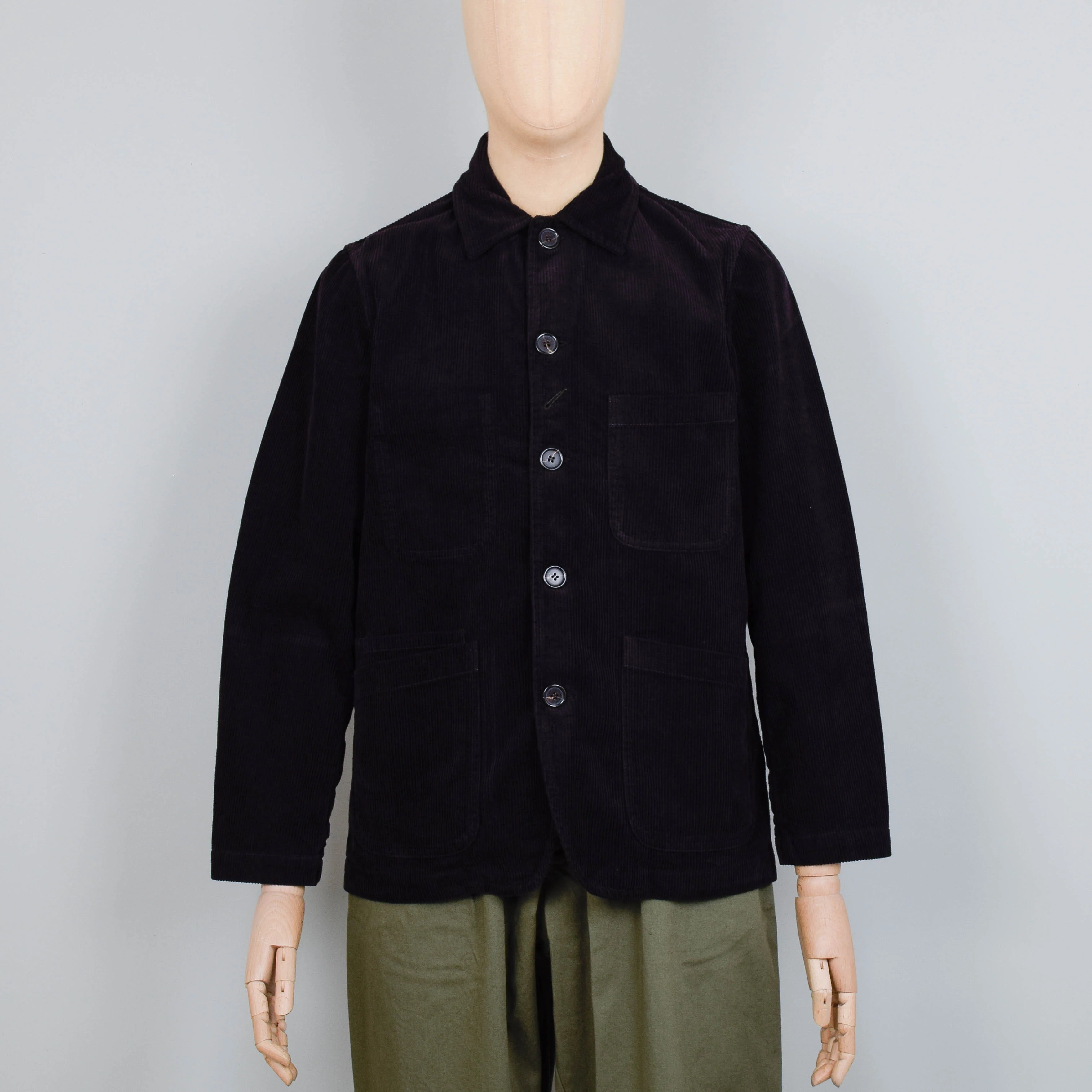 Universal Works Cord Bakers Chore Jacket - Licorice
