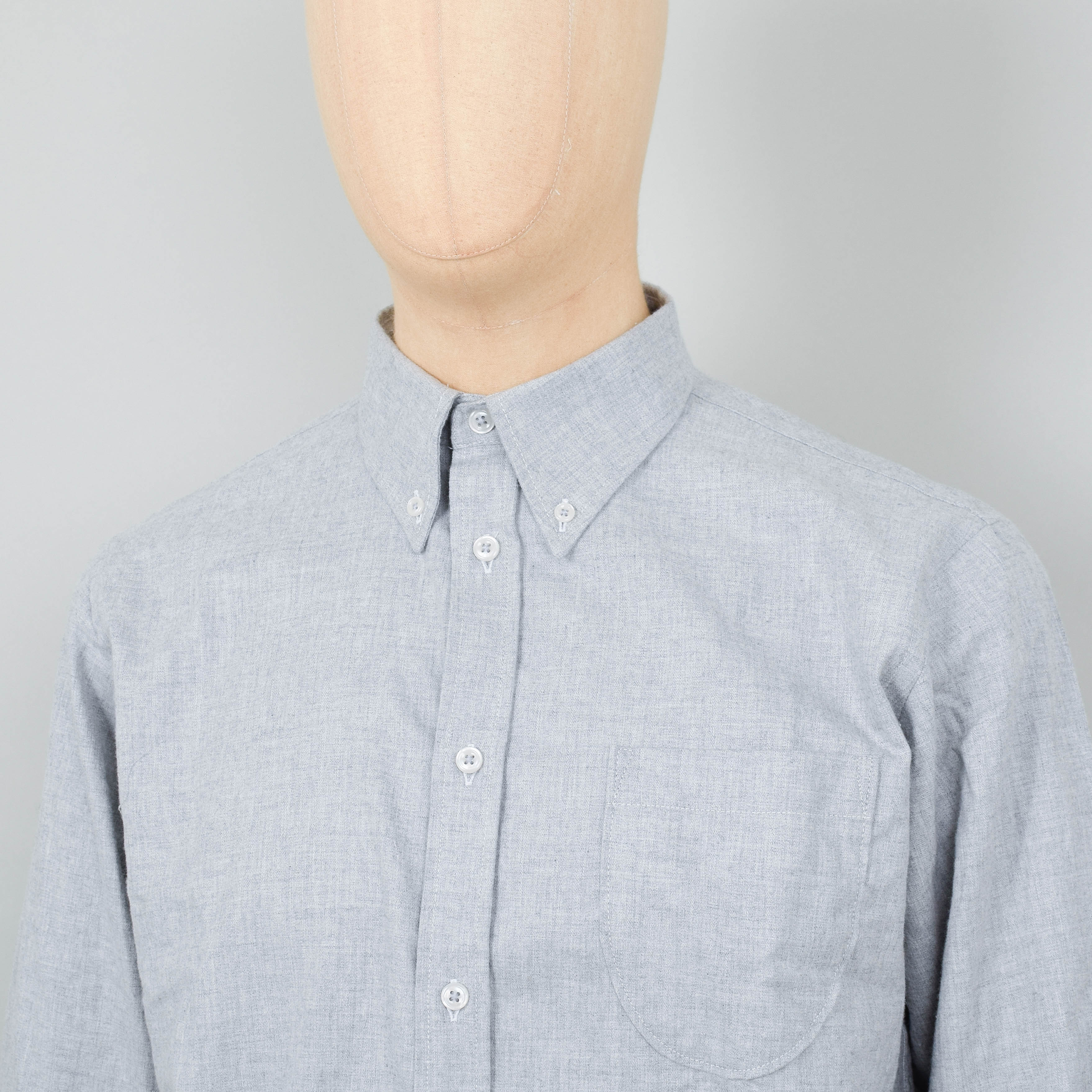 Universal Works Daybrook Shirt Herringbone - Grey - Image 2