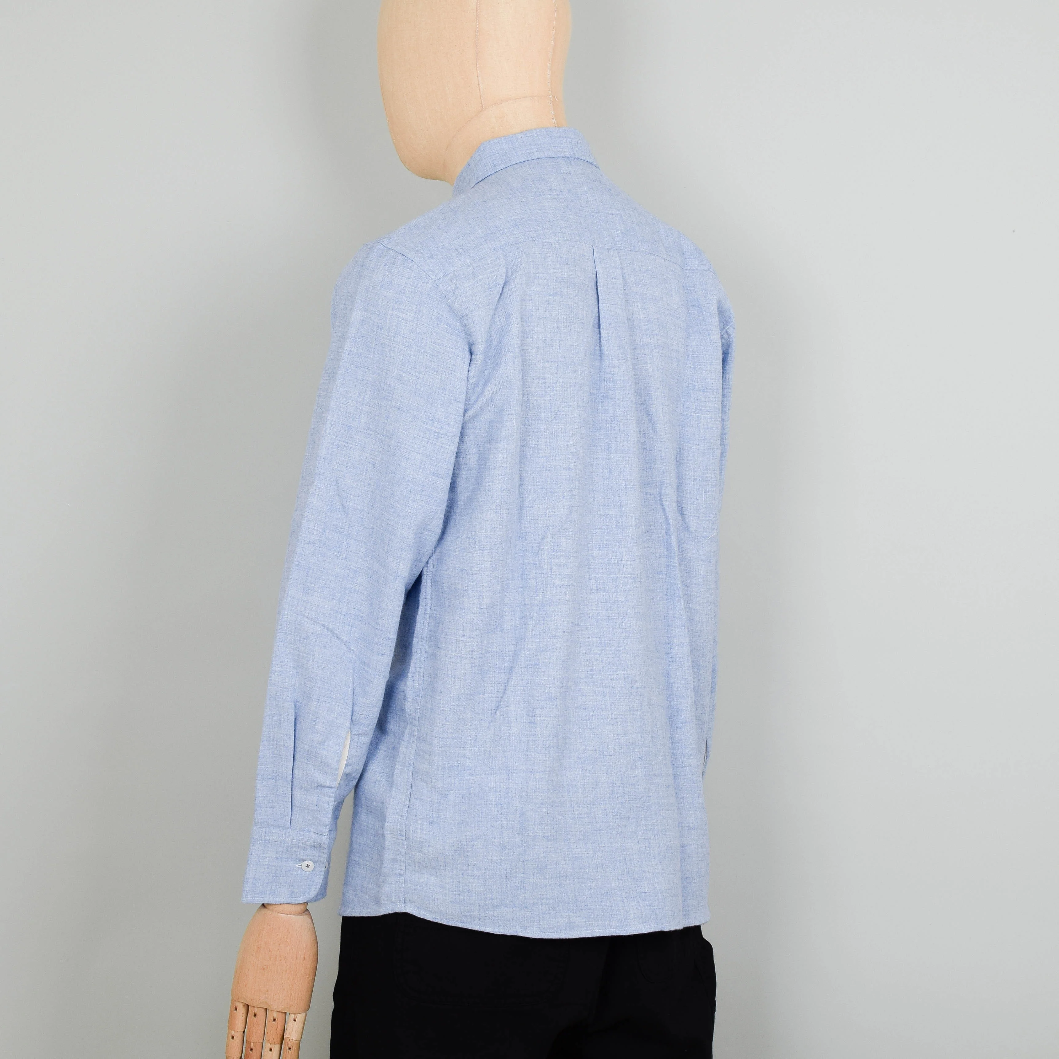 Universal Works Daybrook Wool Shirt - Blue - Image 3