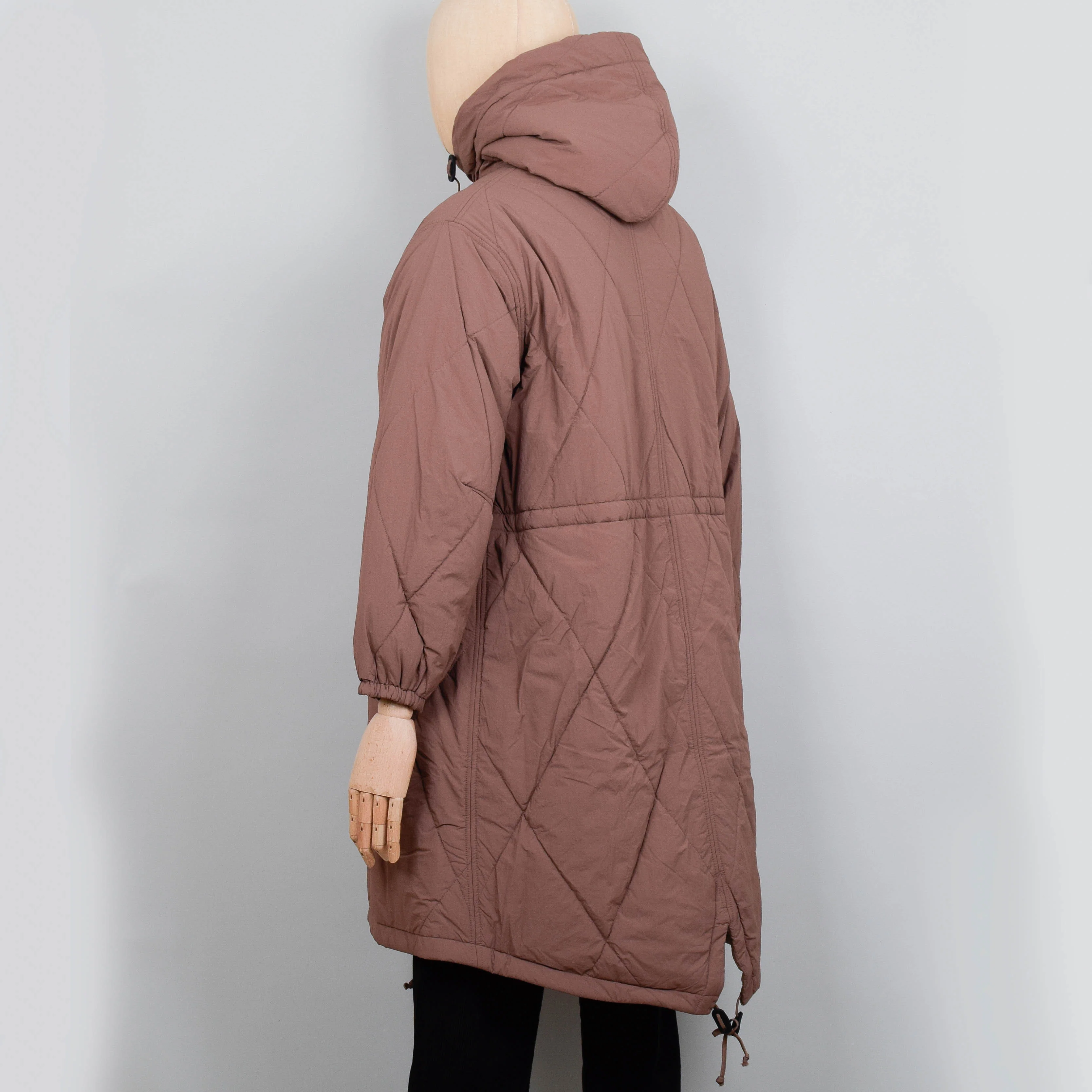 Universal Works Diamond Quilt Parka - Brown - Image 5
