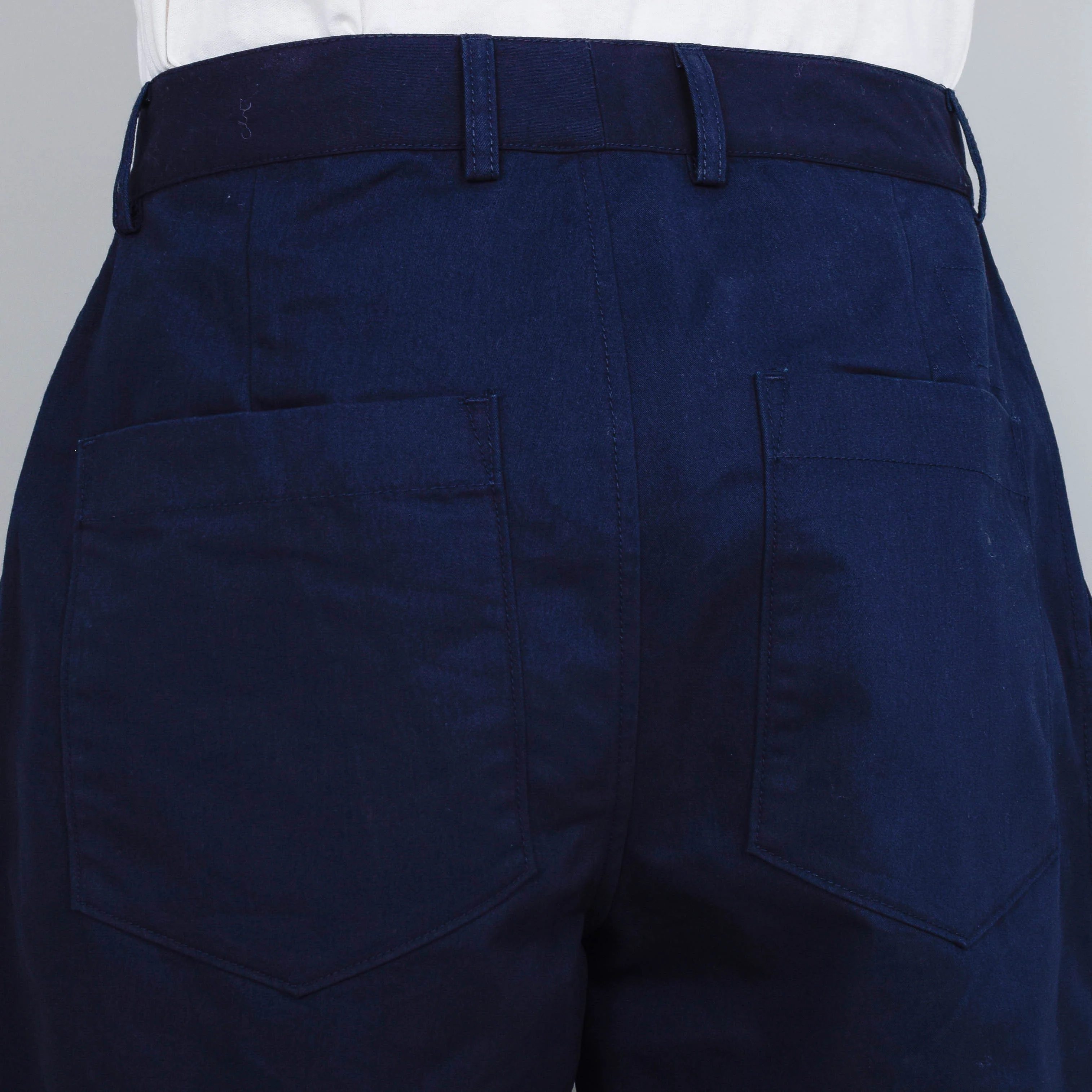 Universal Works Duke Pant Brushed Polytech- Navy - Image 3