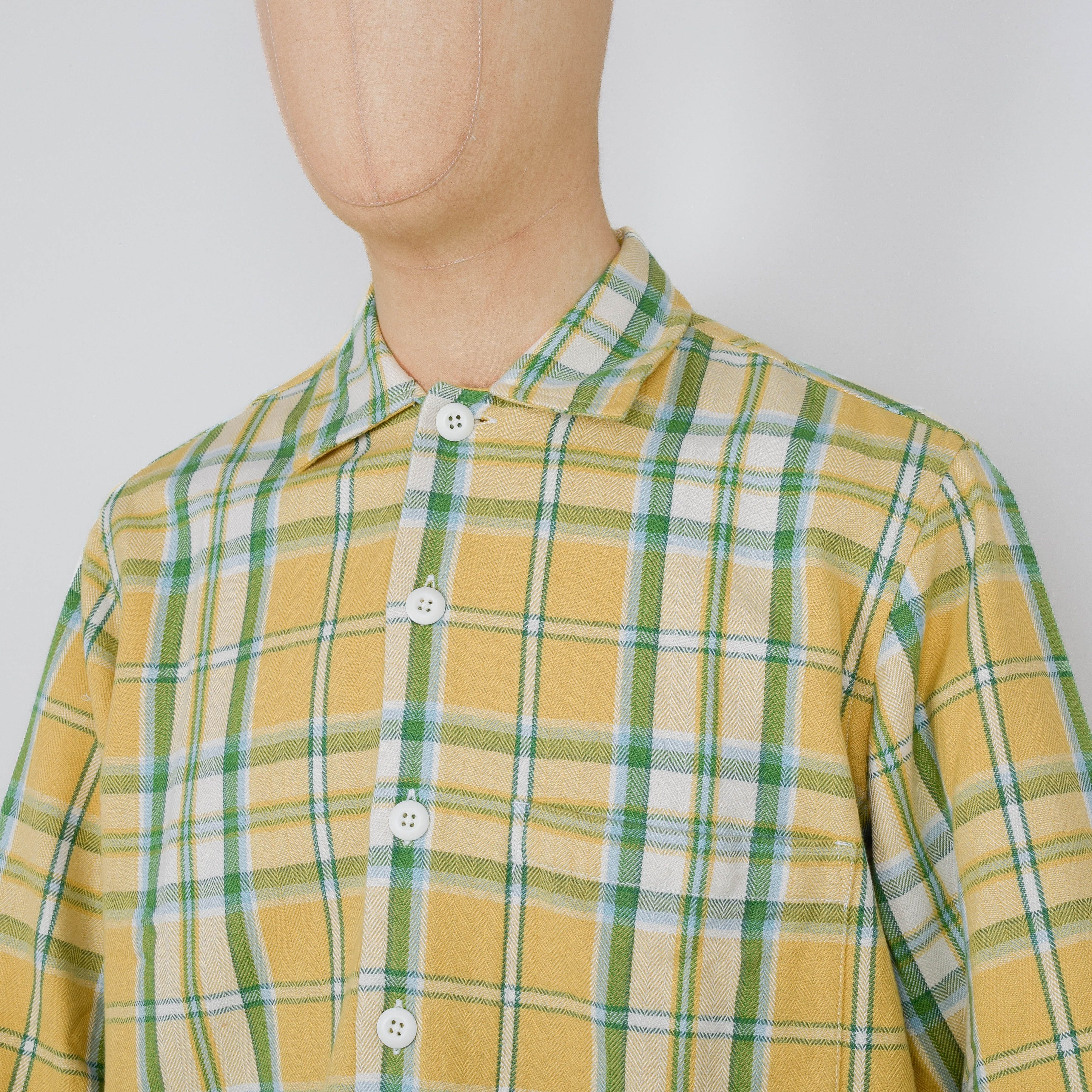 Universal Works Fatigue Shirt - Yellow - Image 2