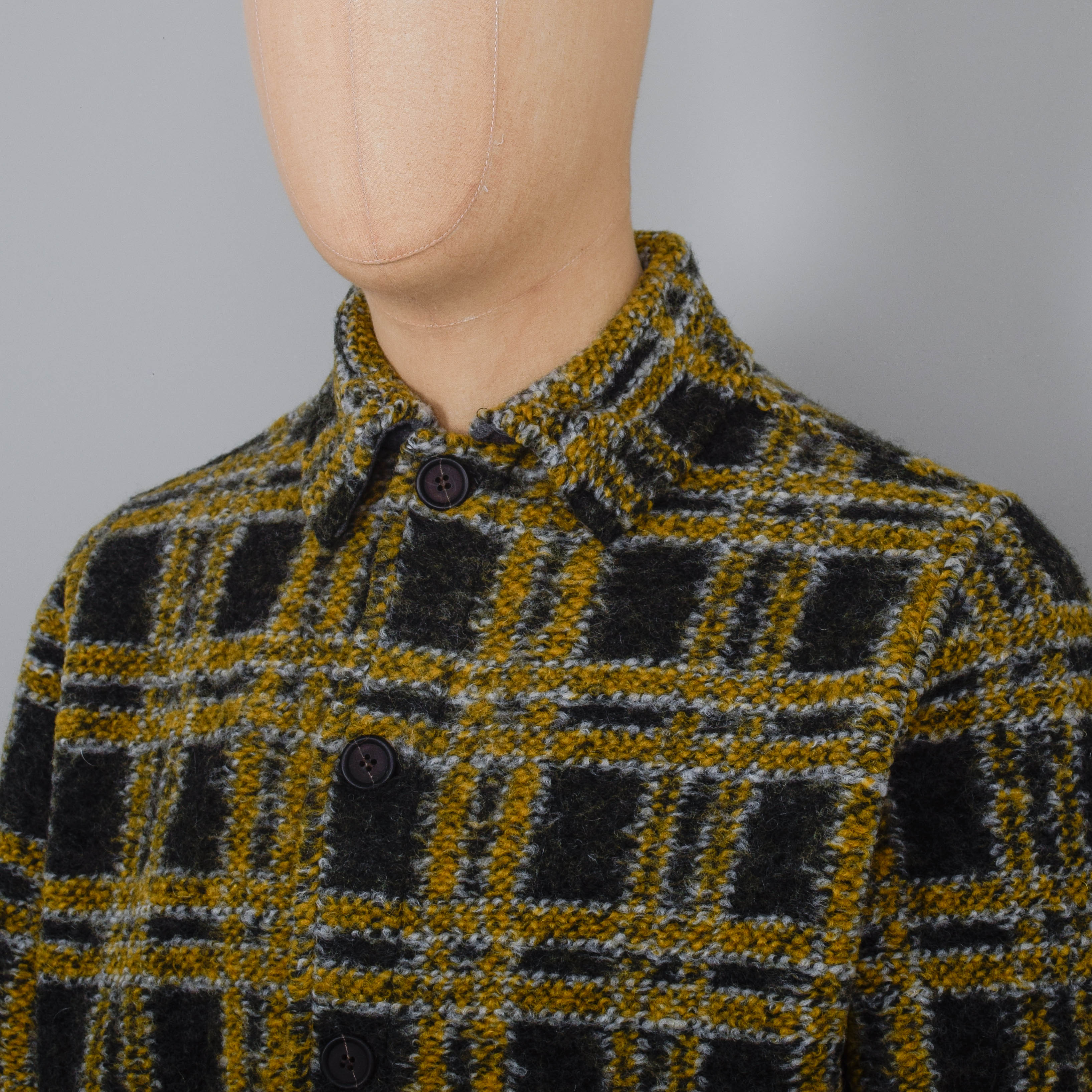 Universal Works Jacquard Field Jacket - Grey - Image 2