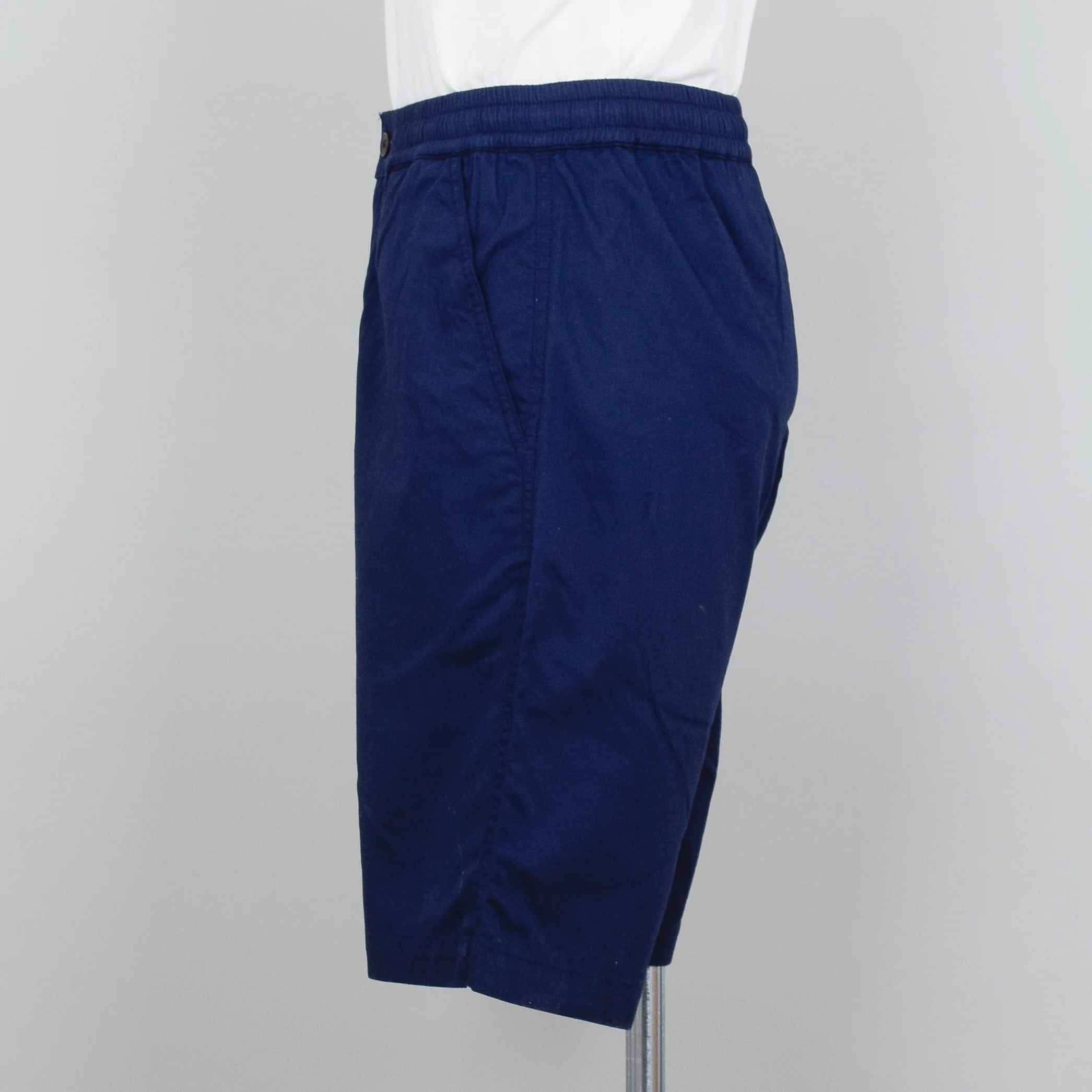 Universal Works Long Track Short - Navy - Image 2