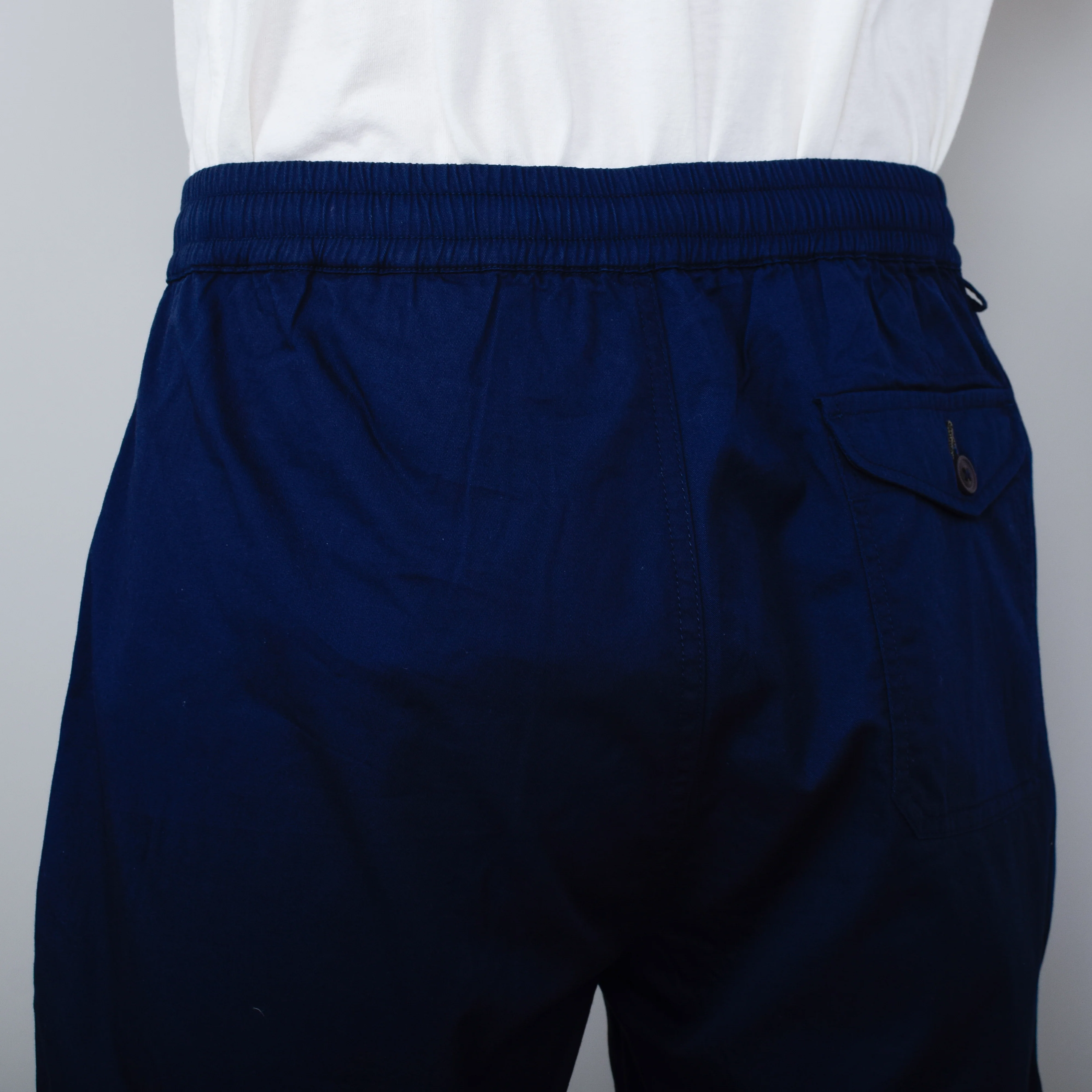 Universal Works Long Track Short - Navy - Image 3