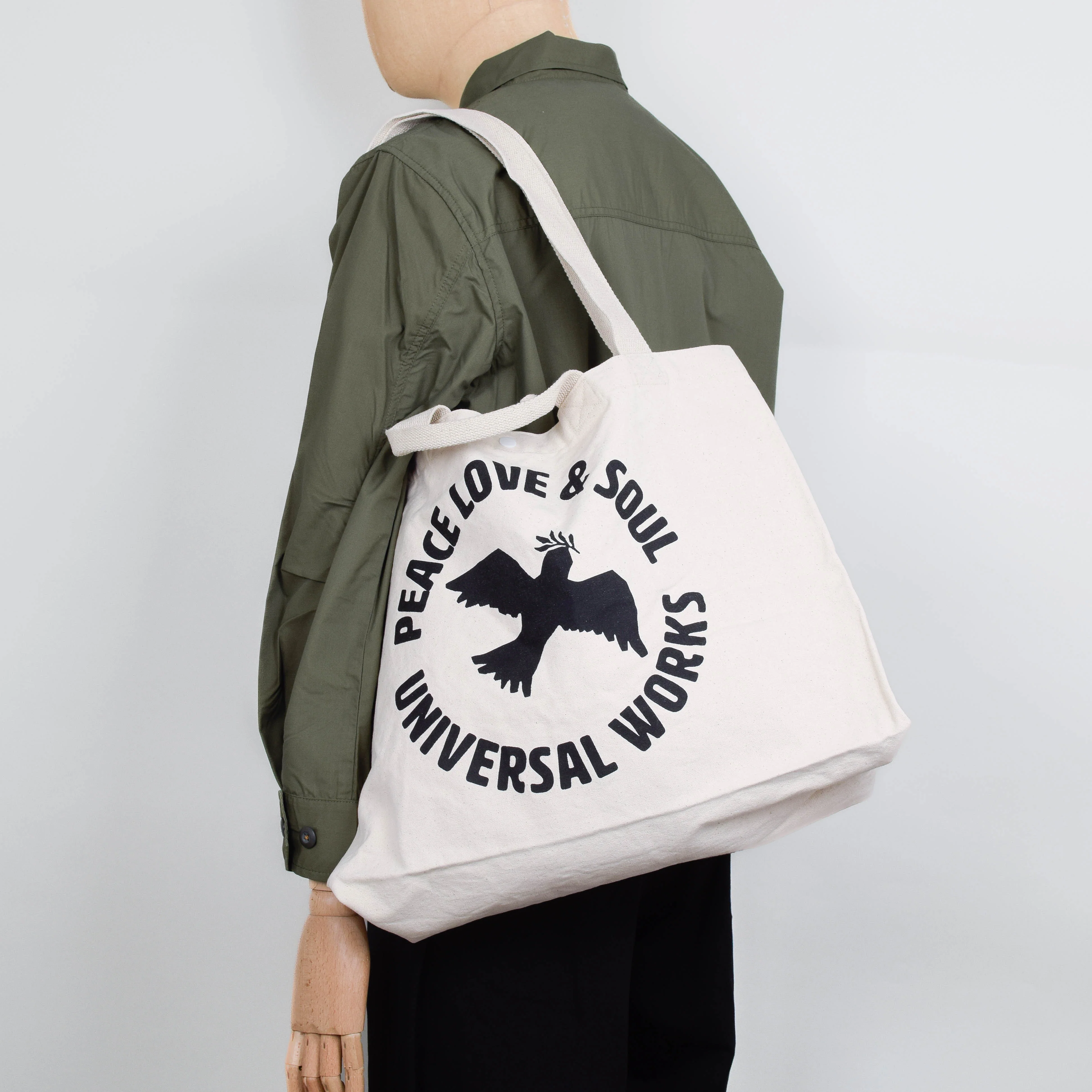 Universal Works Market Tote Canvas - Ecru