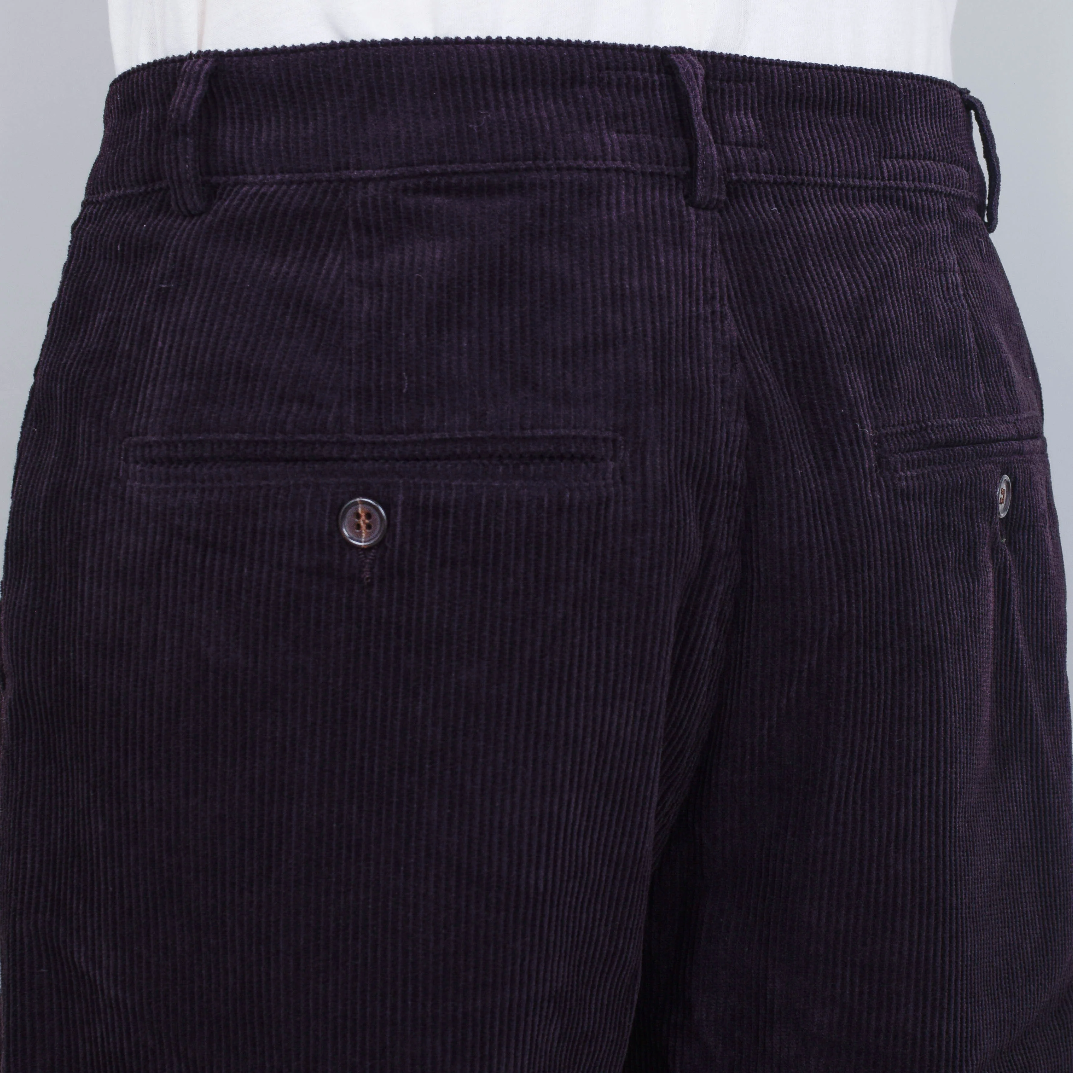 Universal Works Military Chino Cord - Licorice - Image 3