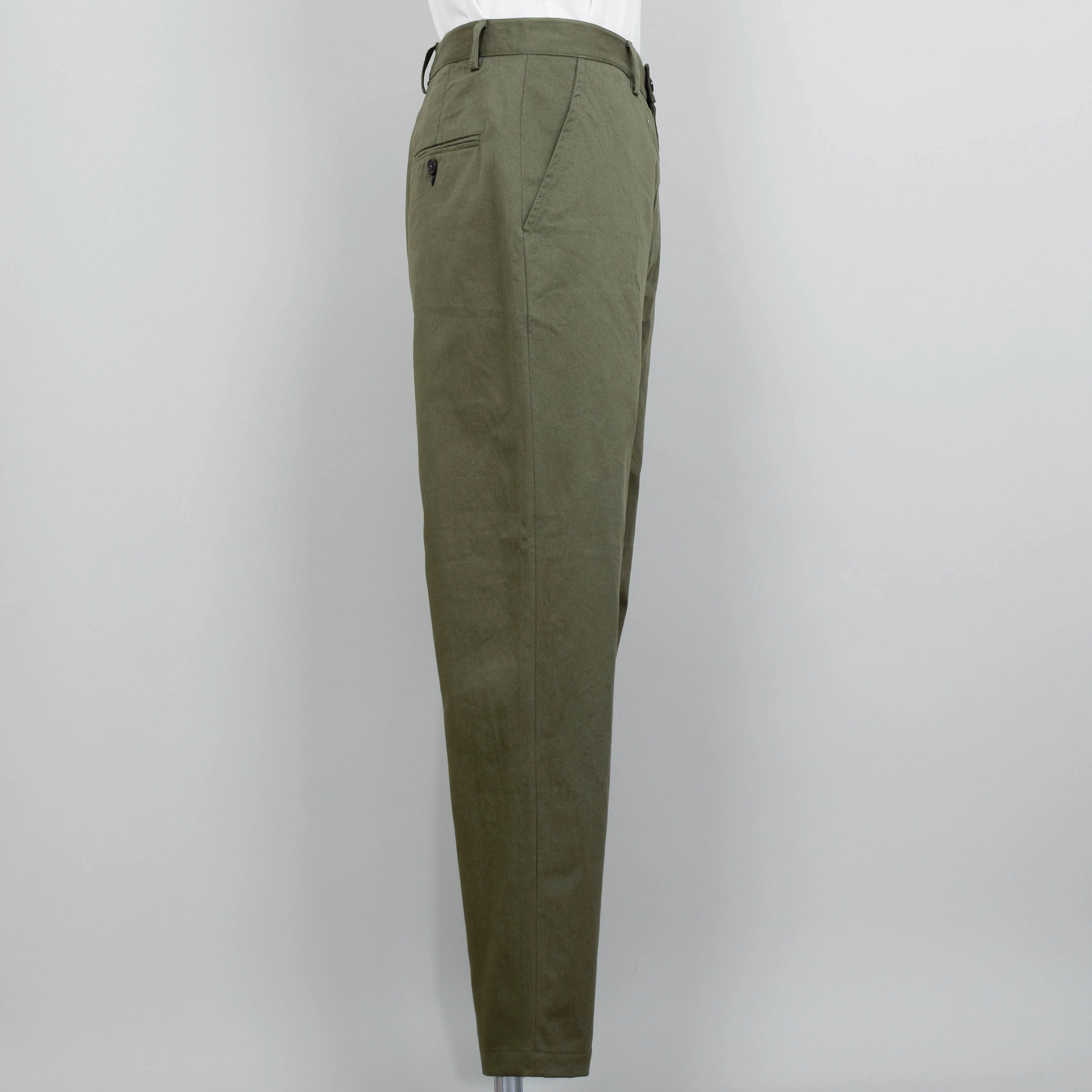 Universal Works Military Chino - Olive - Image 2