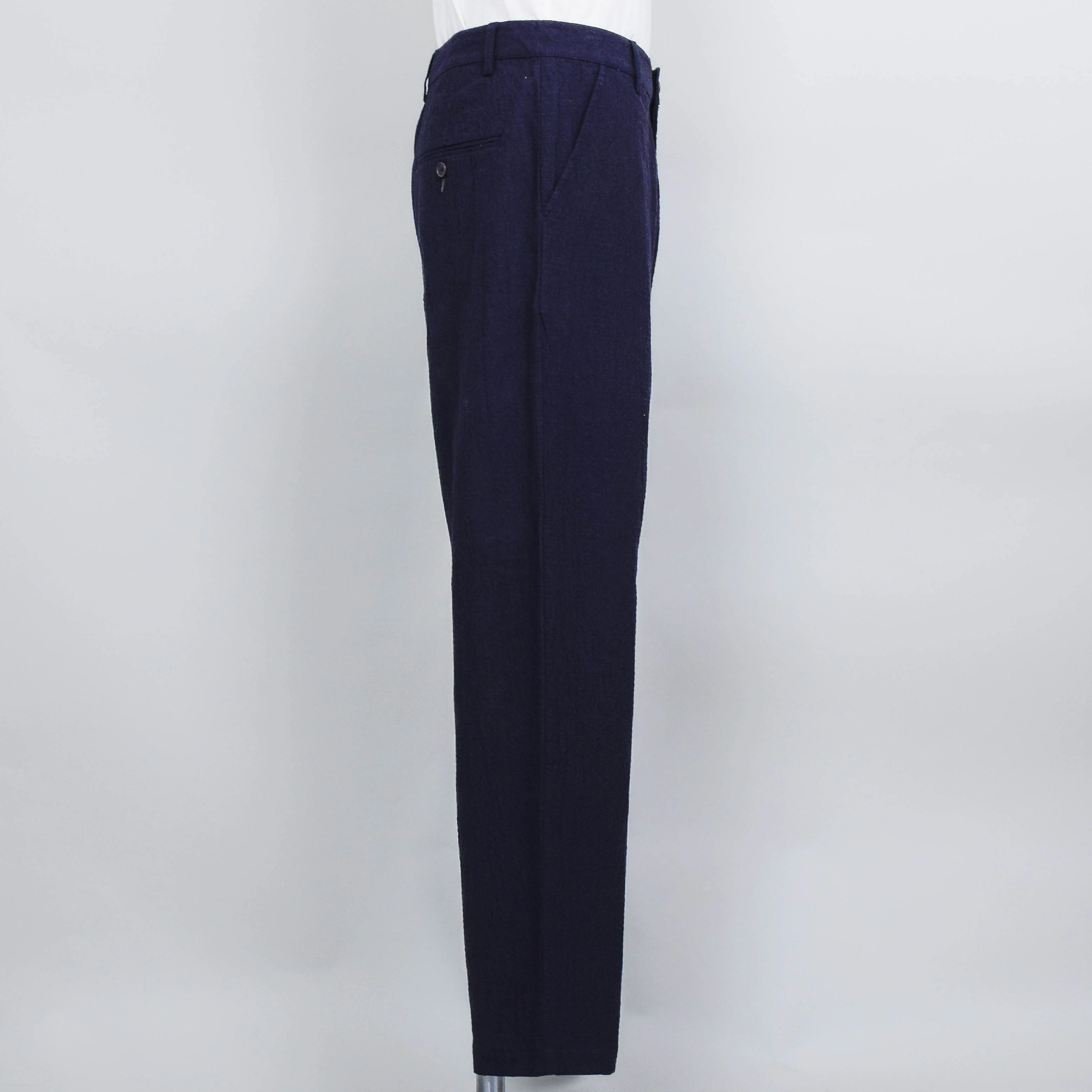Universal Works Military Chino Ospina Cotton - Dark Navy - Image 2
