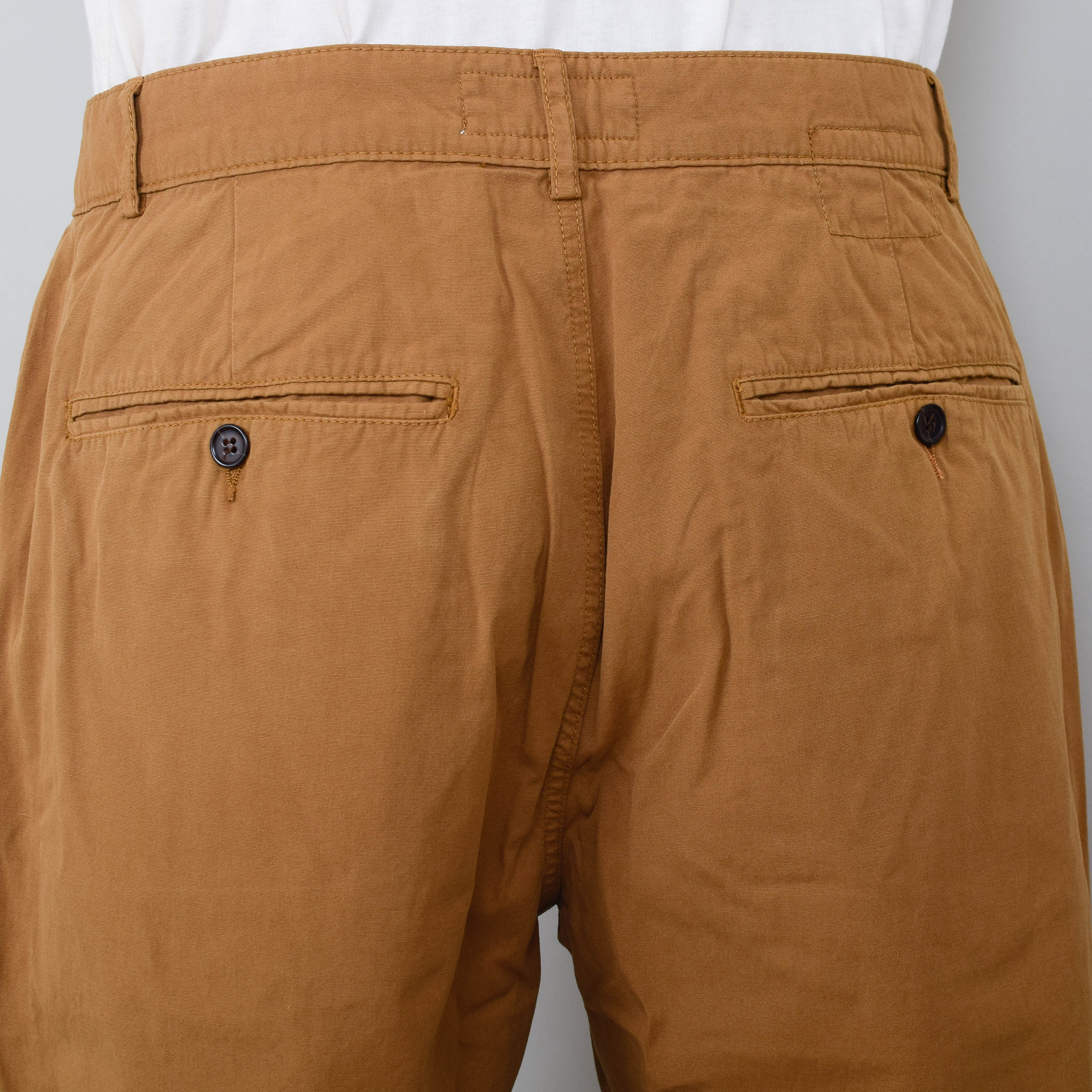 Universal Works Military Chino Summer Canvas - Cumin - Image 3