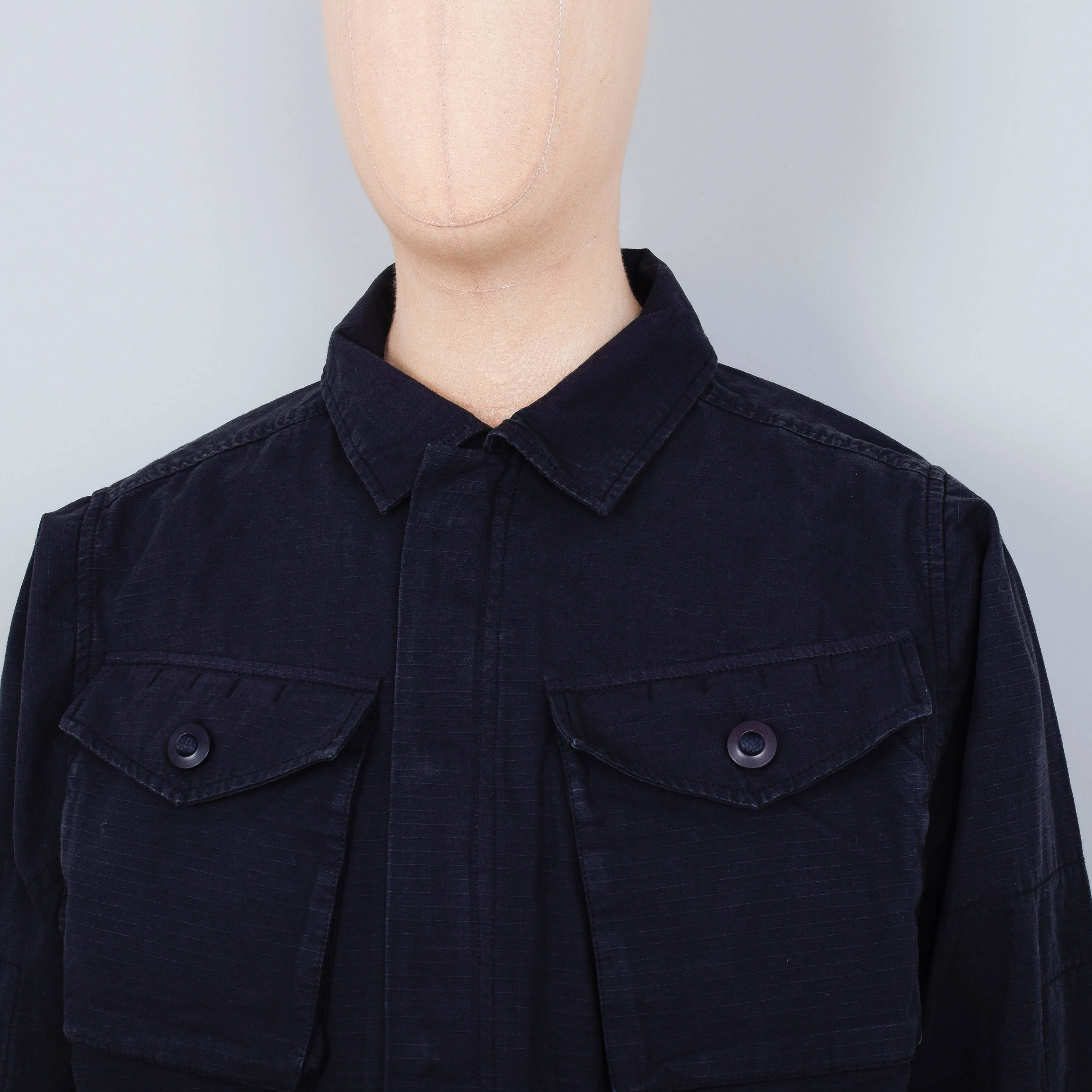 Universal Works Peacenik Jacket Heavy Ripstop - Black - Image 2