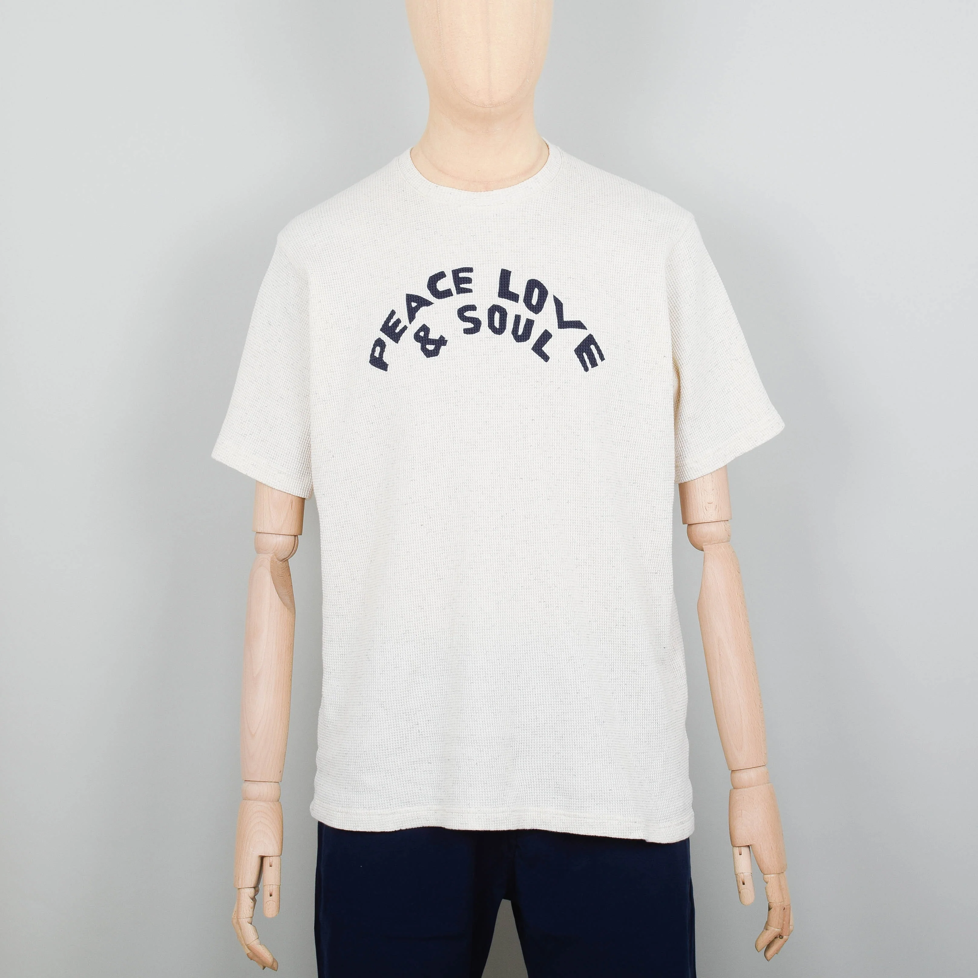 Universal Works Print Tee - Ecru