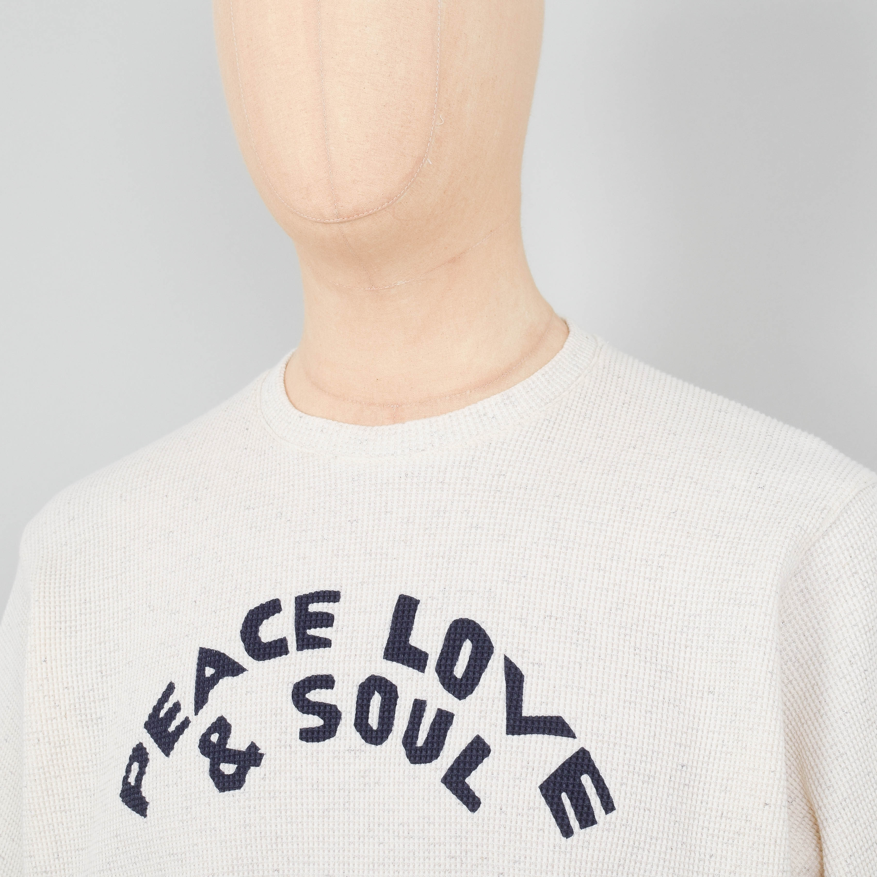 Universal Works Print Tee - Ecru - Image 2
