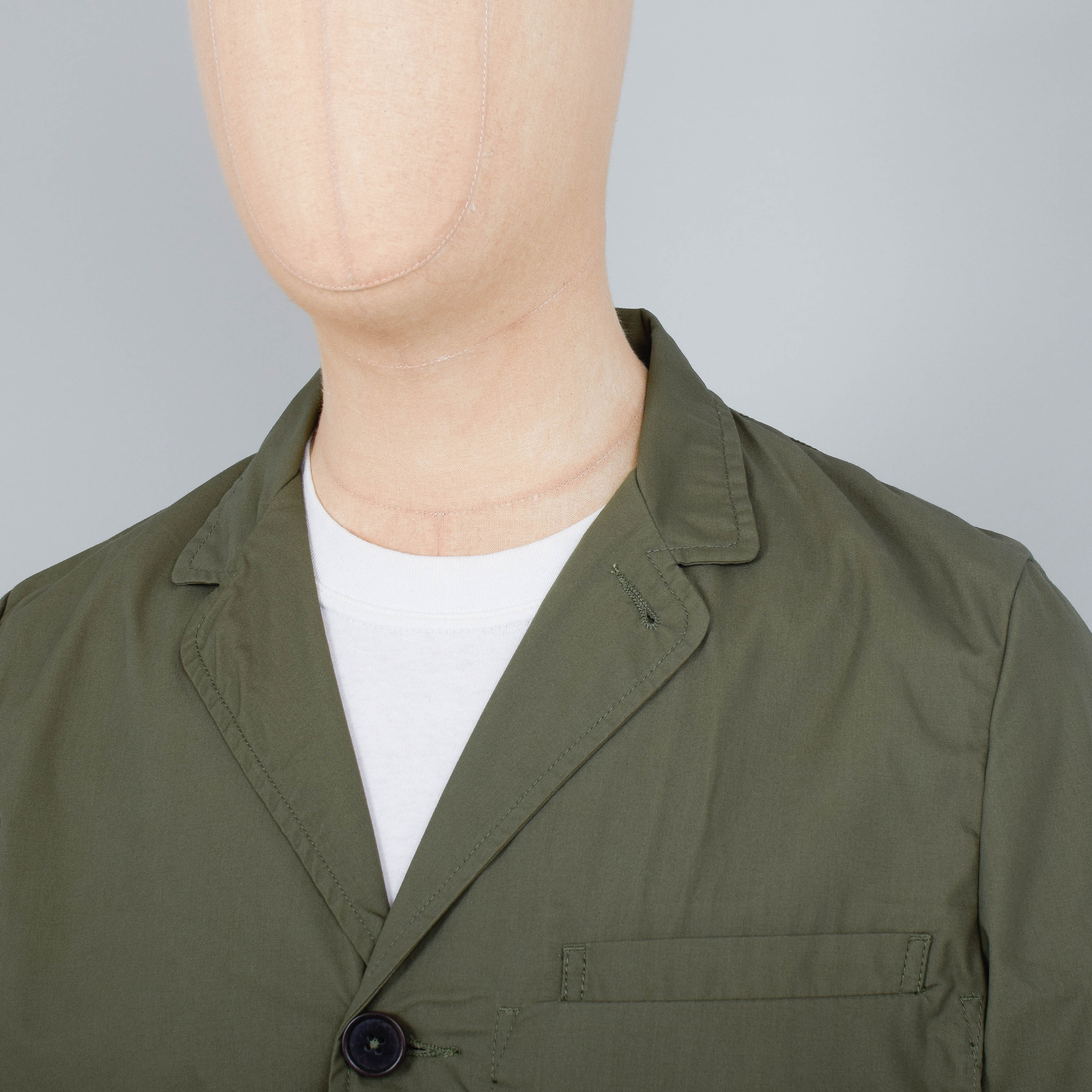 Universal Works Recycled Poly Tech Capitol Jacket - Olive - Image 2