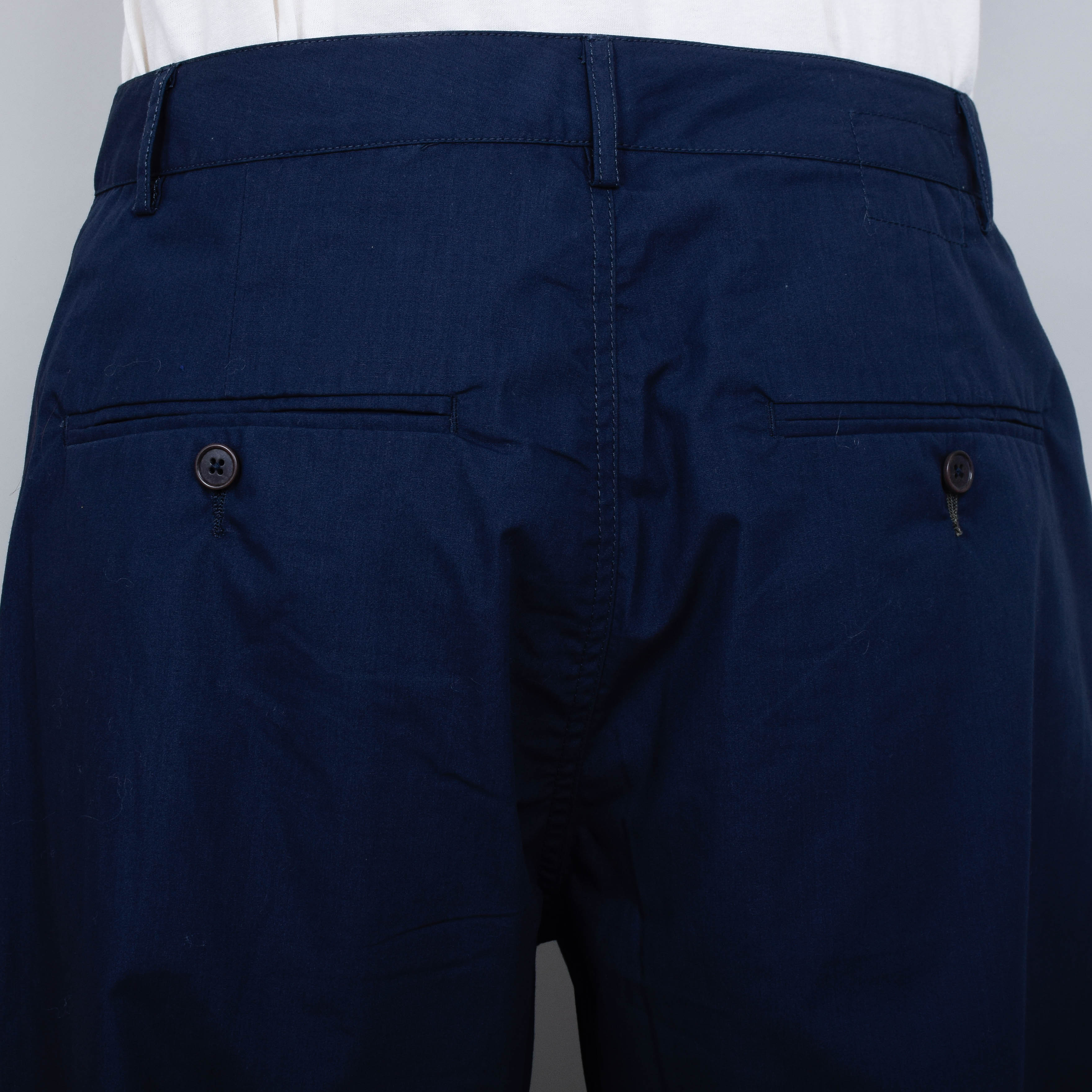 Universal Works Recycled Poly Tech Military Chino - Navy - Image 3