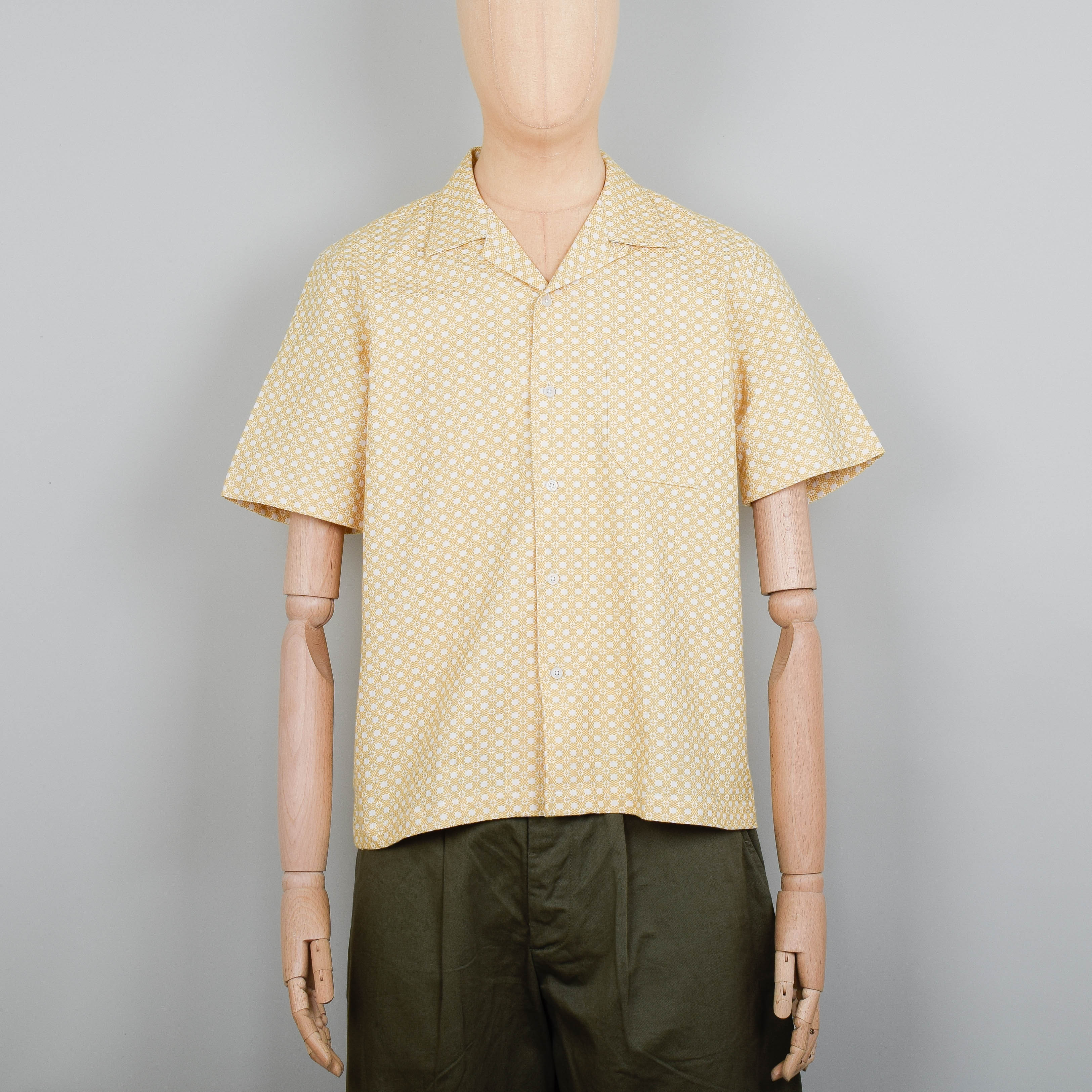 Universal Works Road Shirt Cotton - Yellow