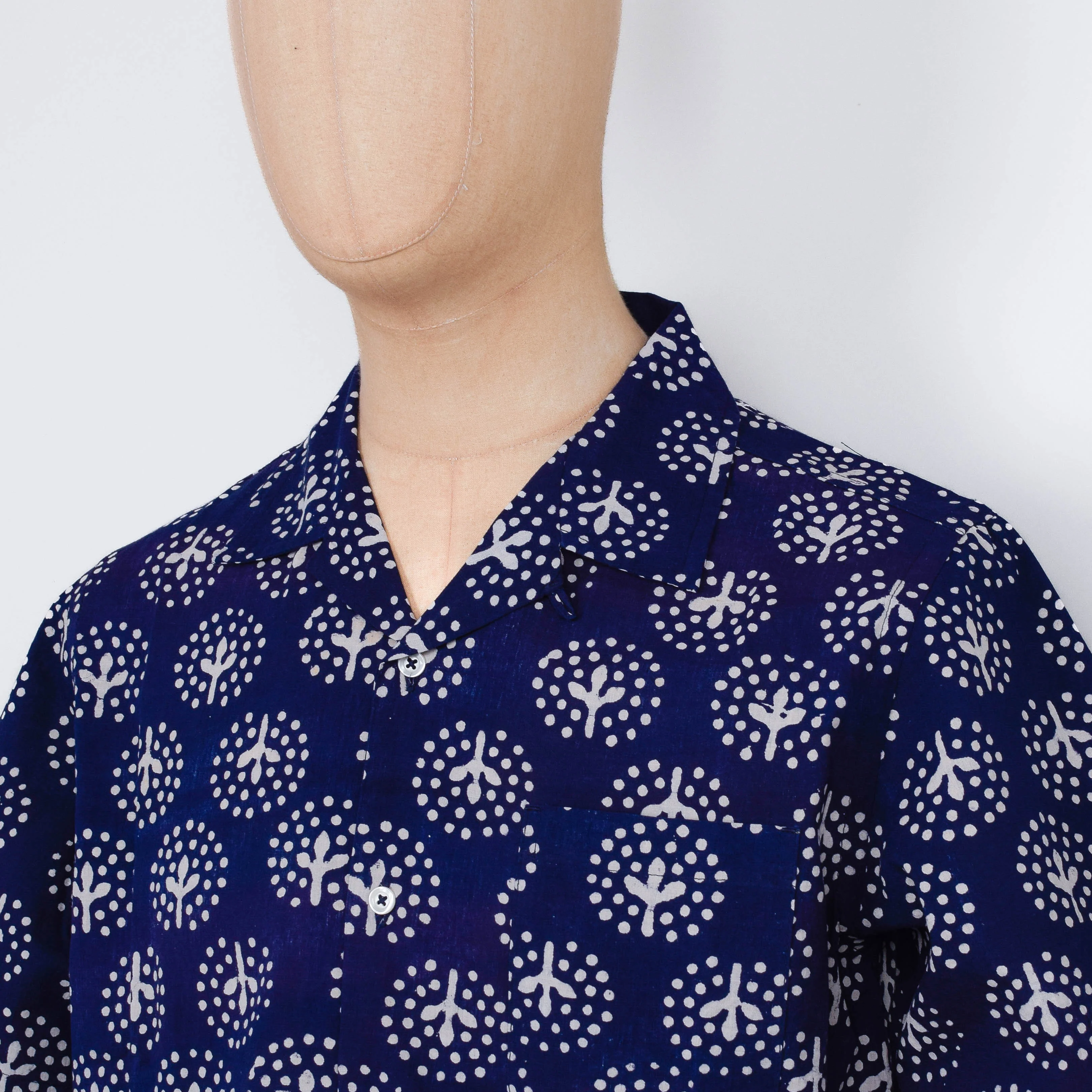 Universal Works Road Shirt Magic Circle - Navy - Image 2