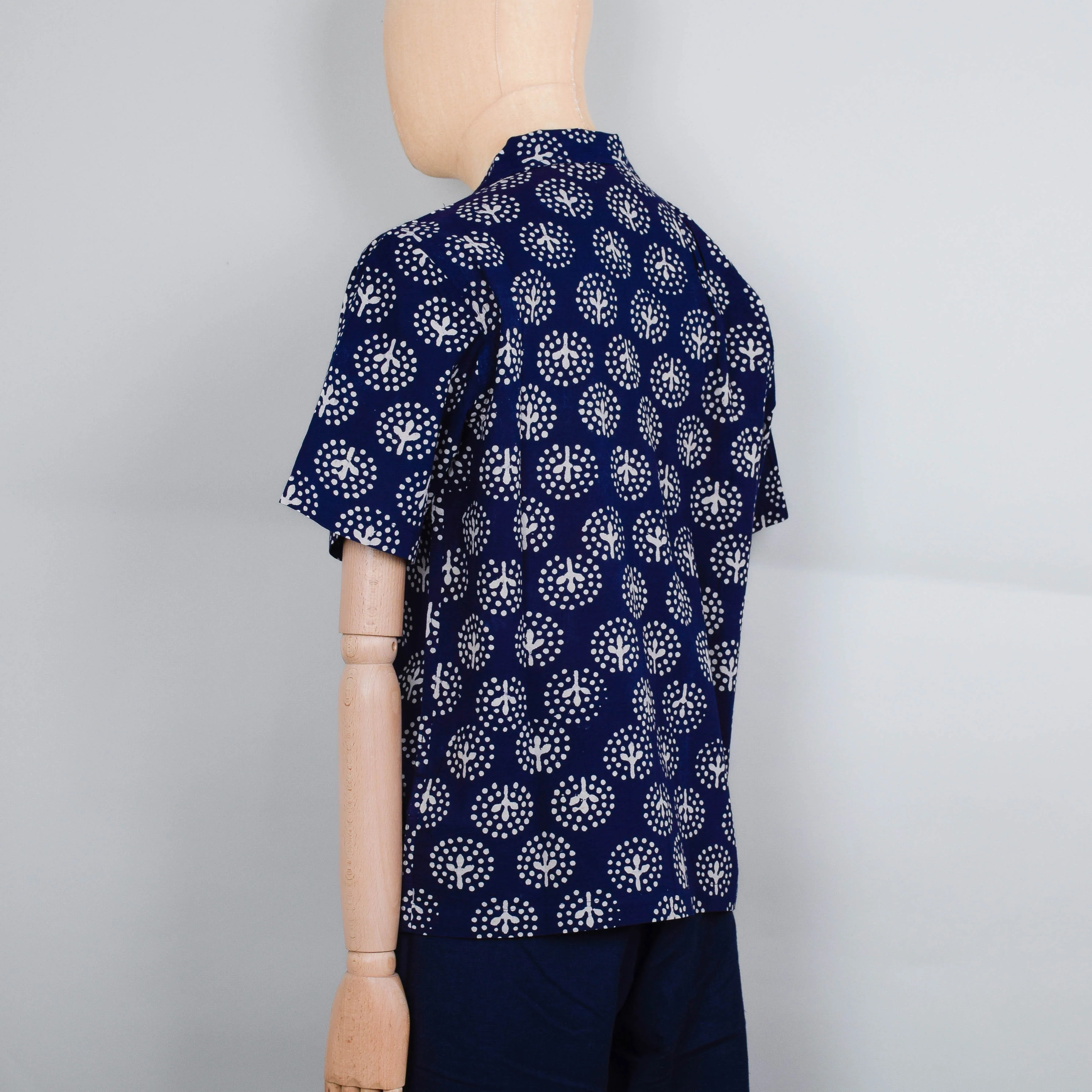 Universal Works Road Shirt Magic Circle - Navy - Image 3