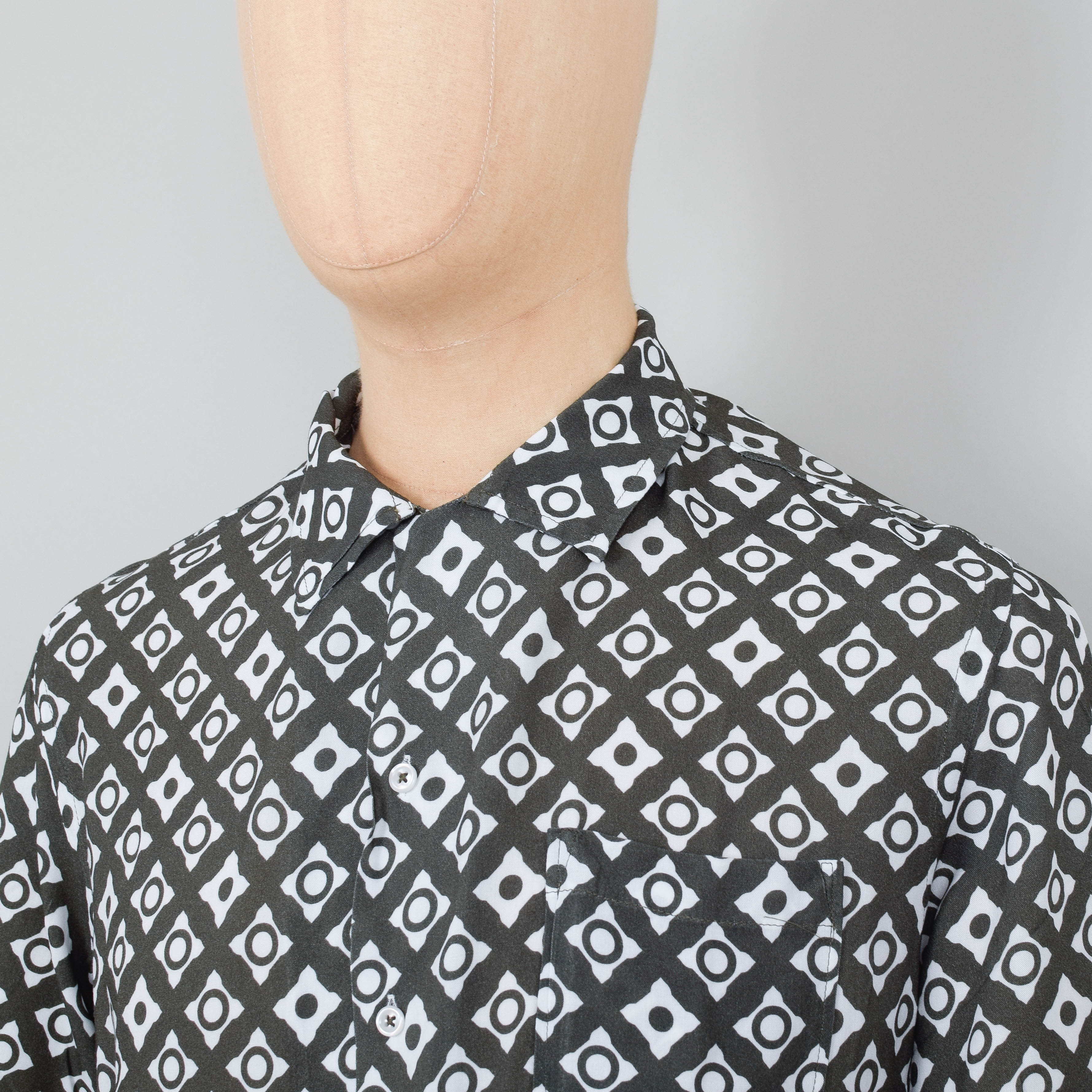 Universal Works Road Shirt Saturday Viscose - Olive - Image 2