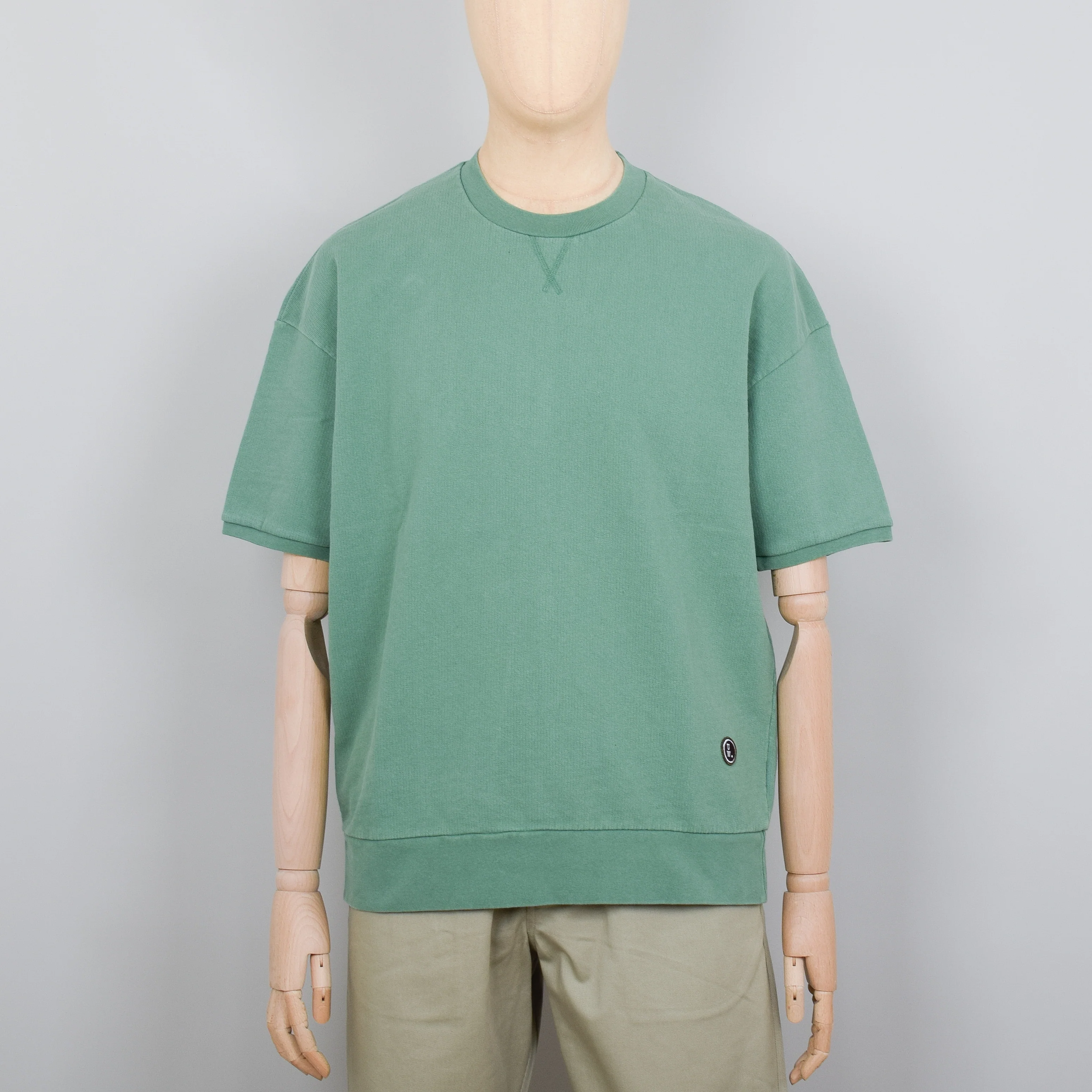 Universal Works Short Sleeve Crew - Green