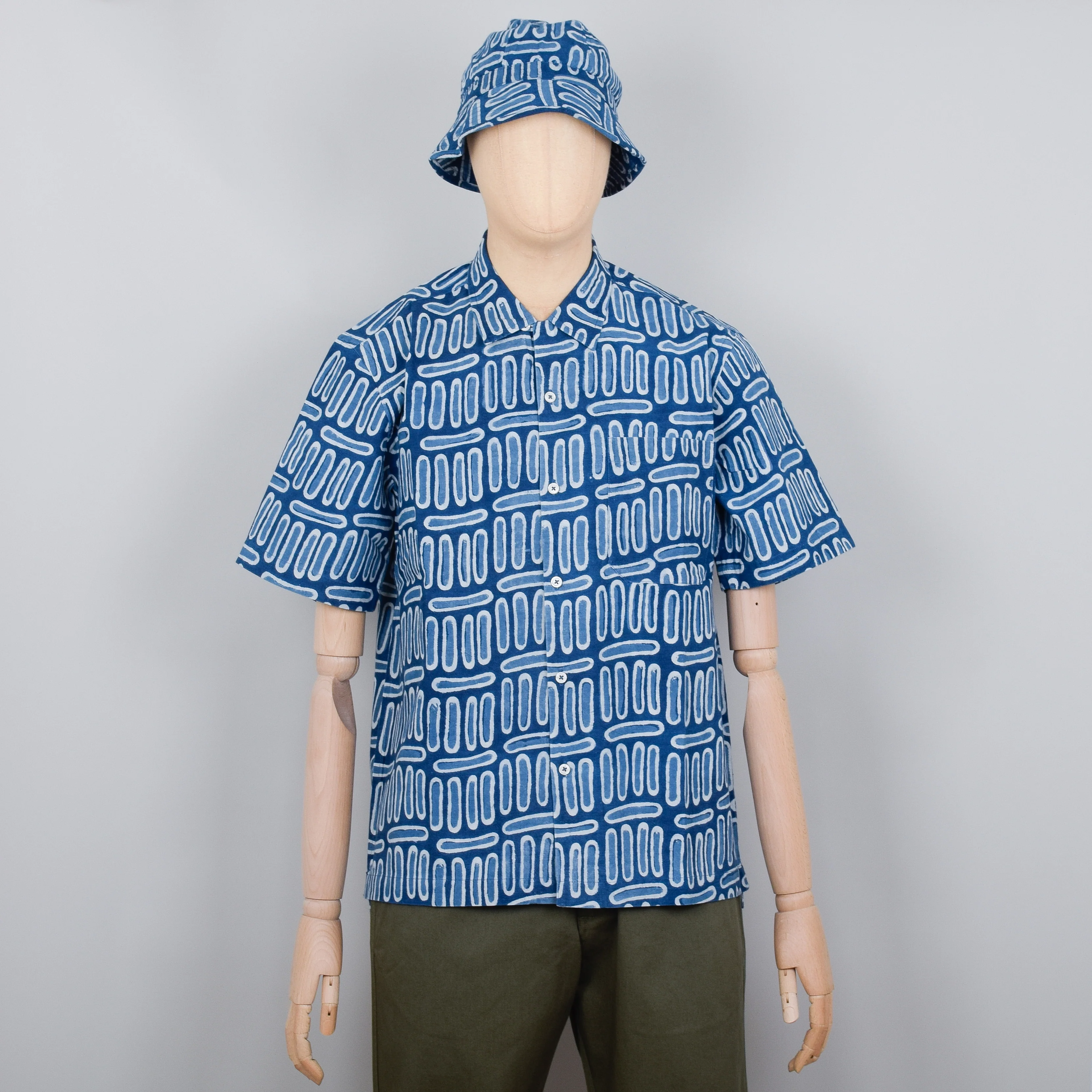 Universal Works Naval Hat - Indigo - Image 3