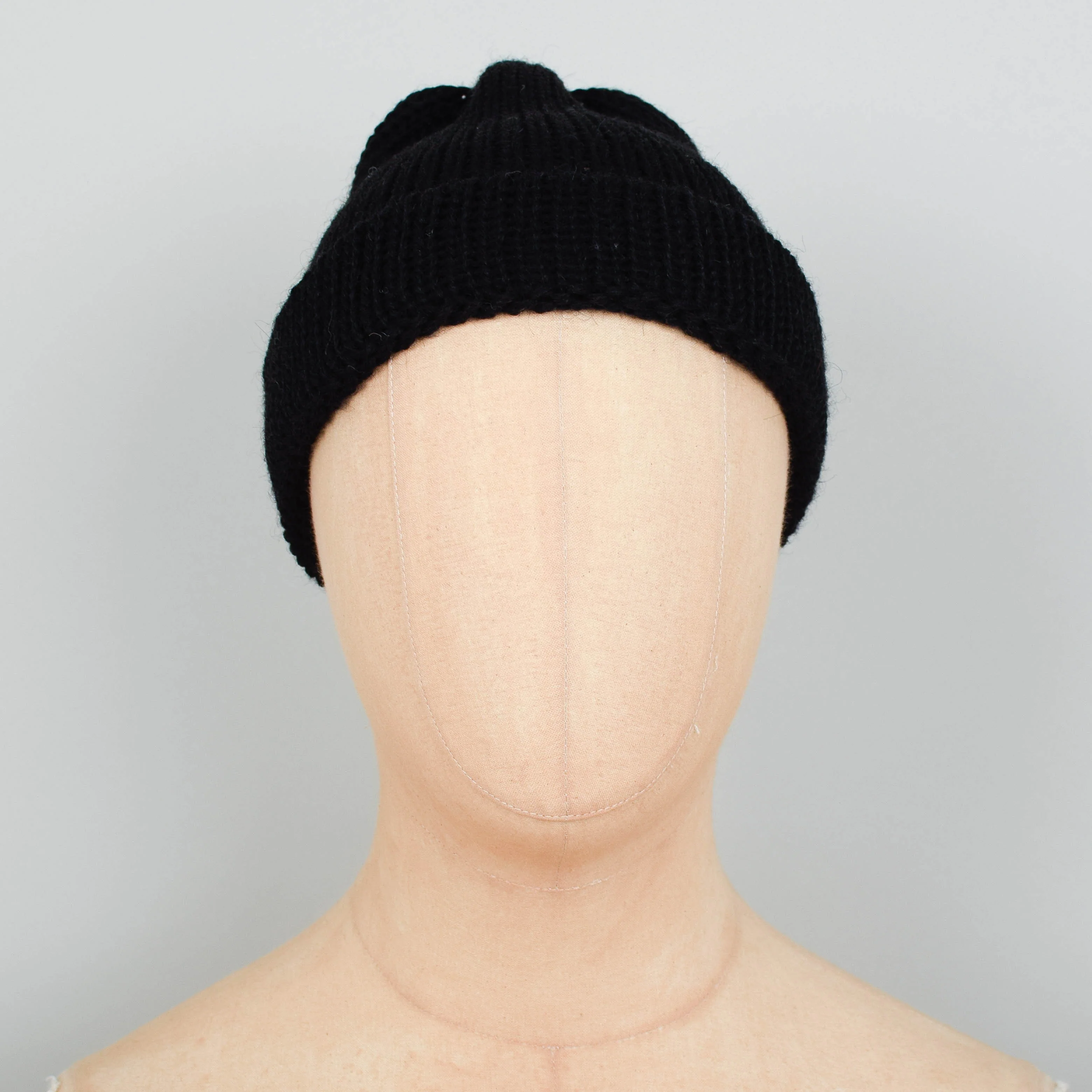 Universal Works Short Watch Cap British Wool - Black