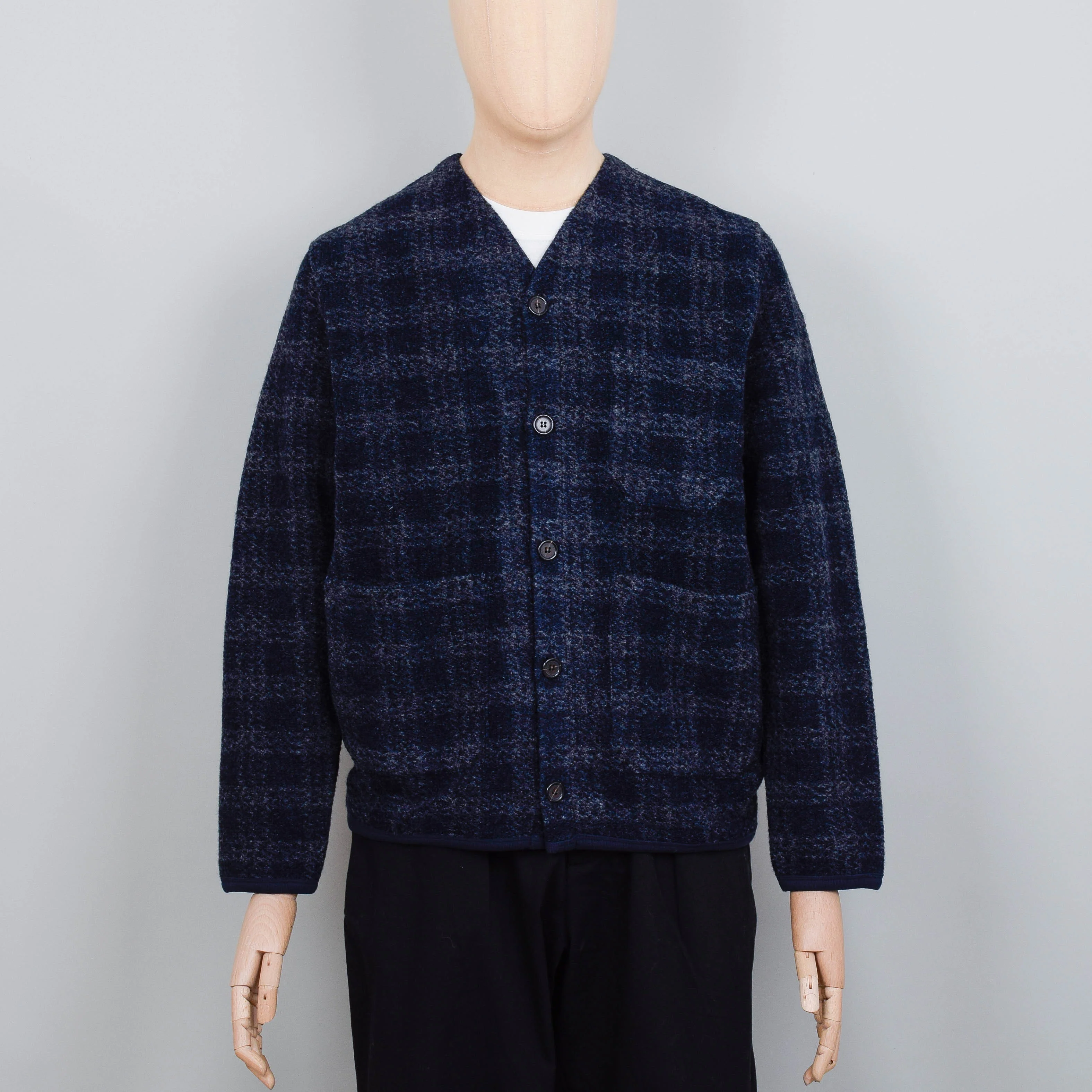 Universal Works Swarm Cardigan - Navy