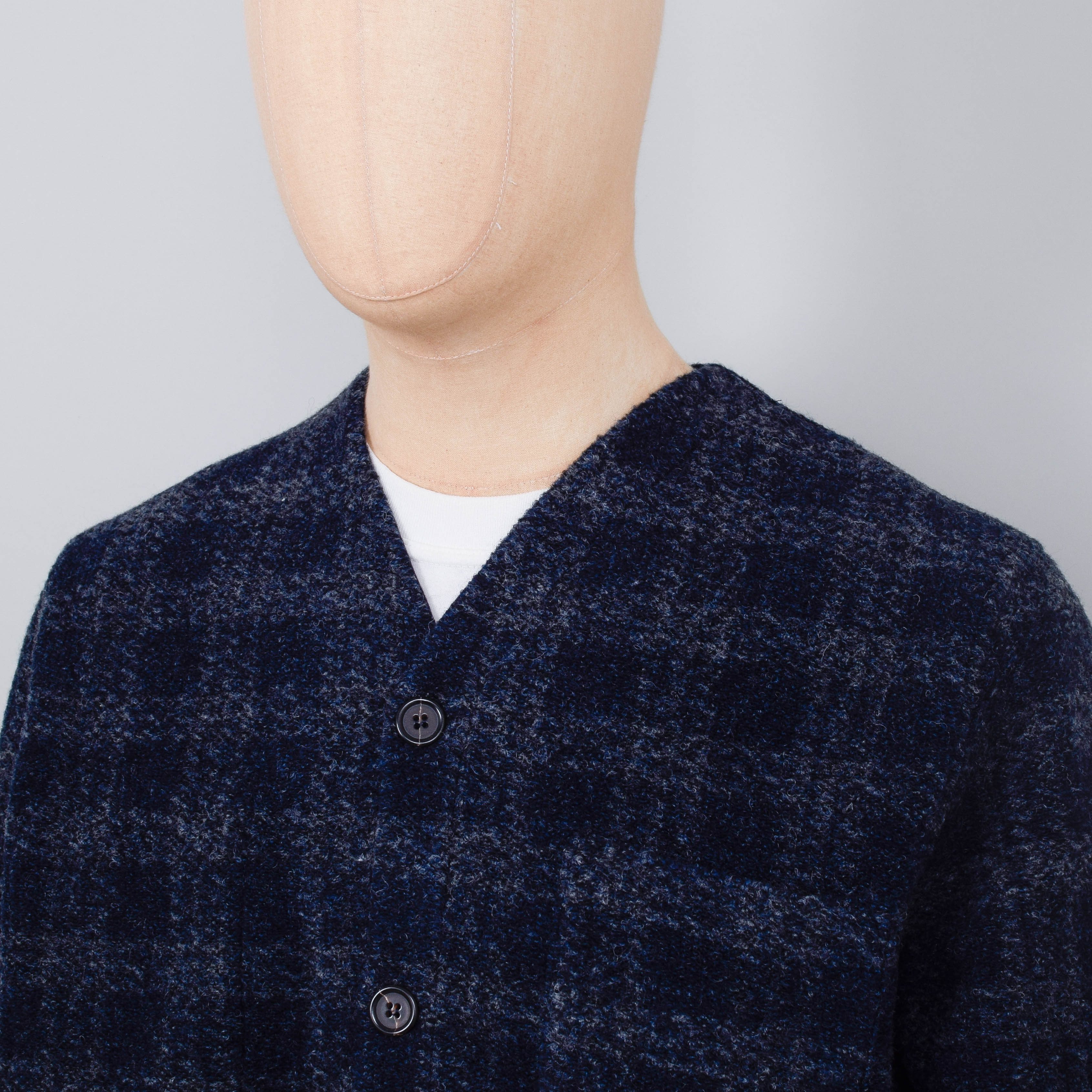 Universal Works Swarm Cardigan - Navy - Image 2