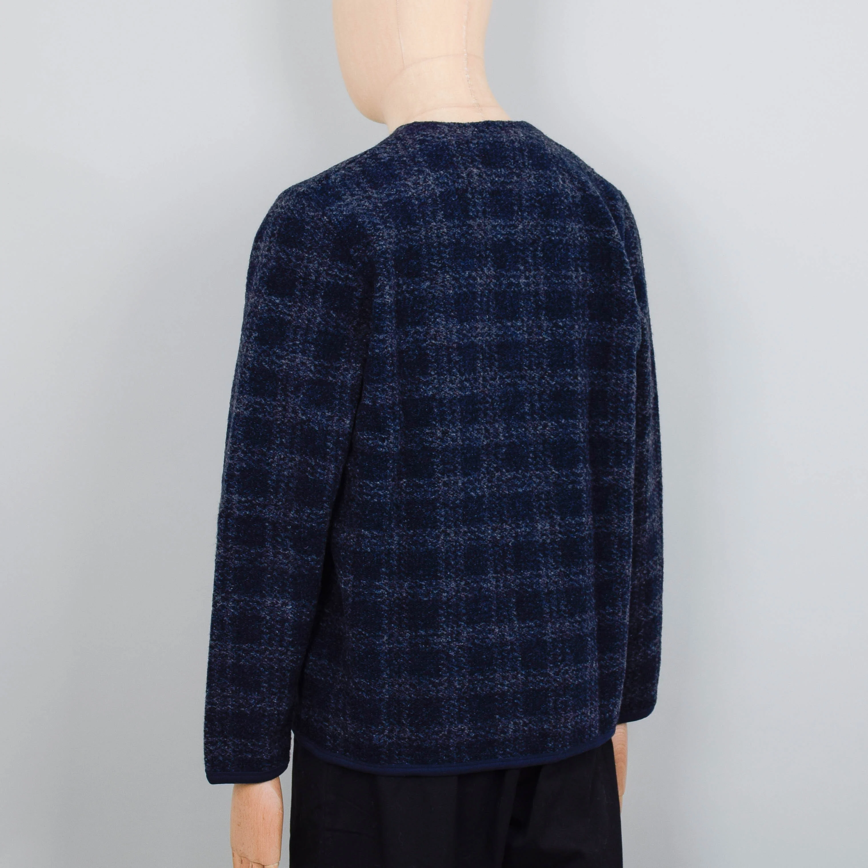 Universal Works Swarm Cardigan - Navy - Image 3