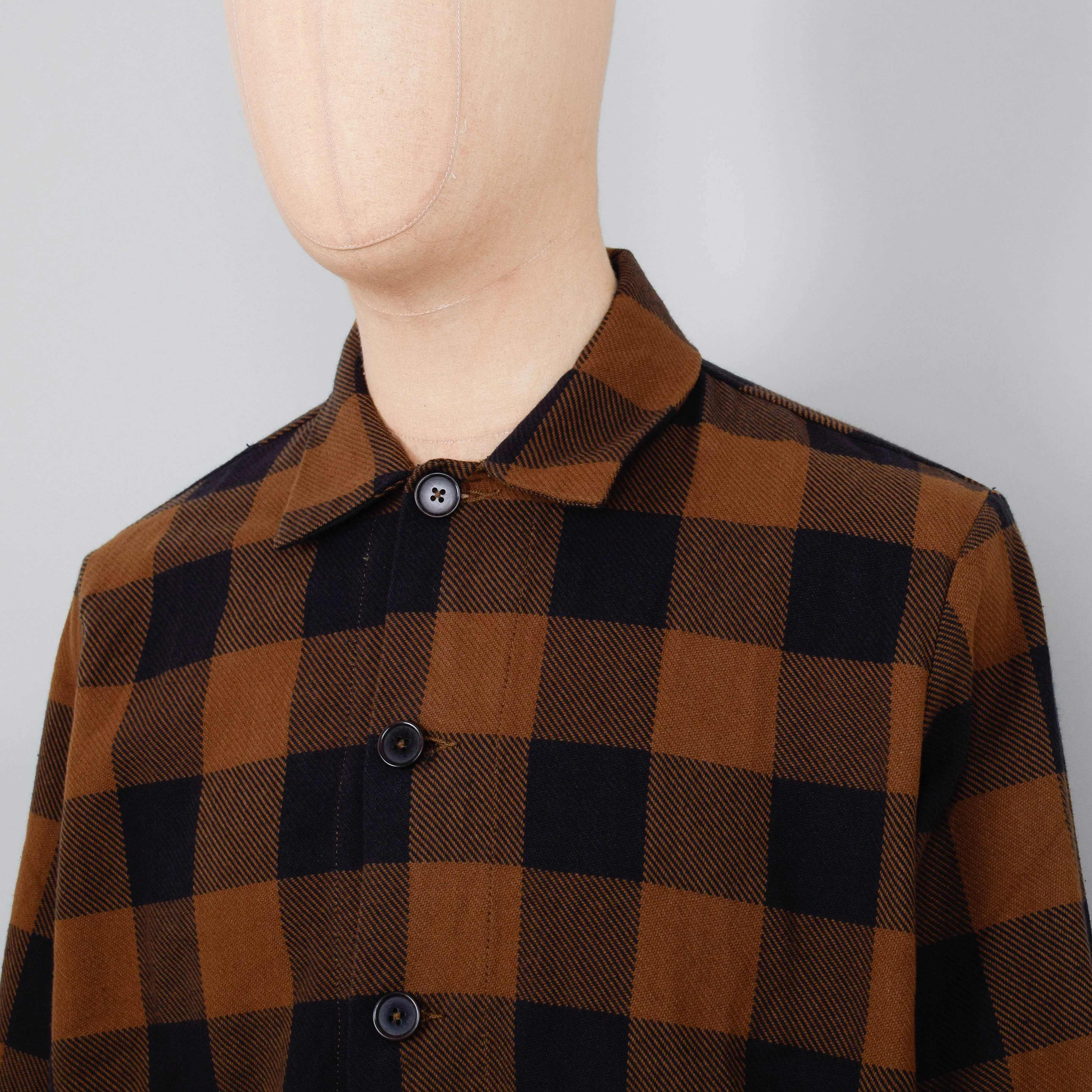 Universal Works Travail Overshirt - Brown - Image 2